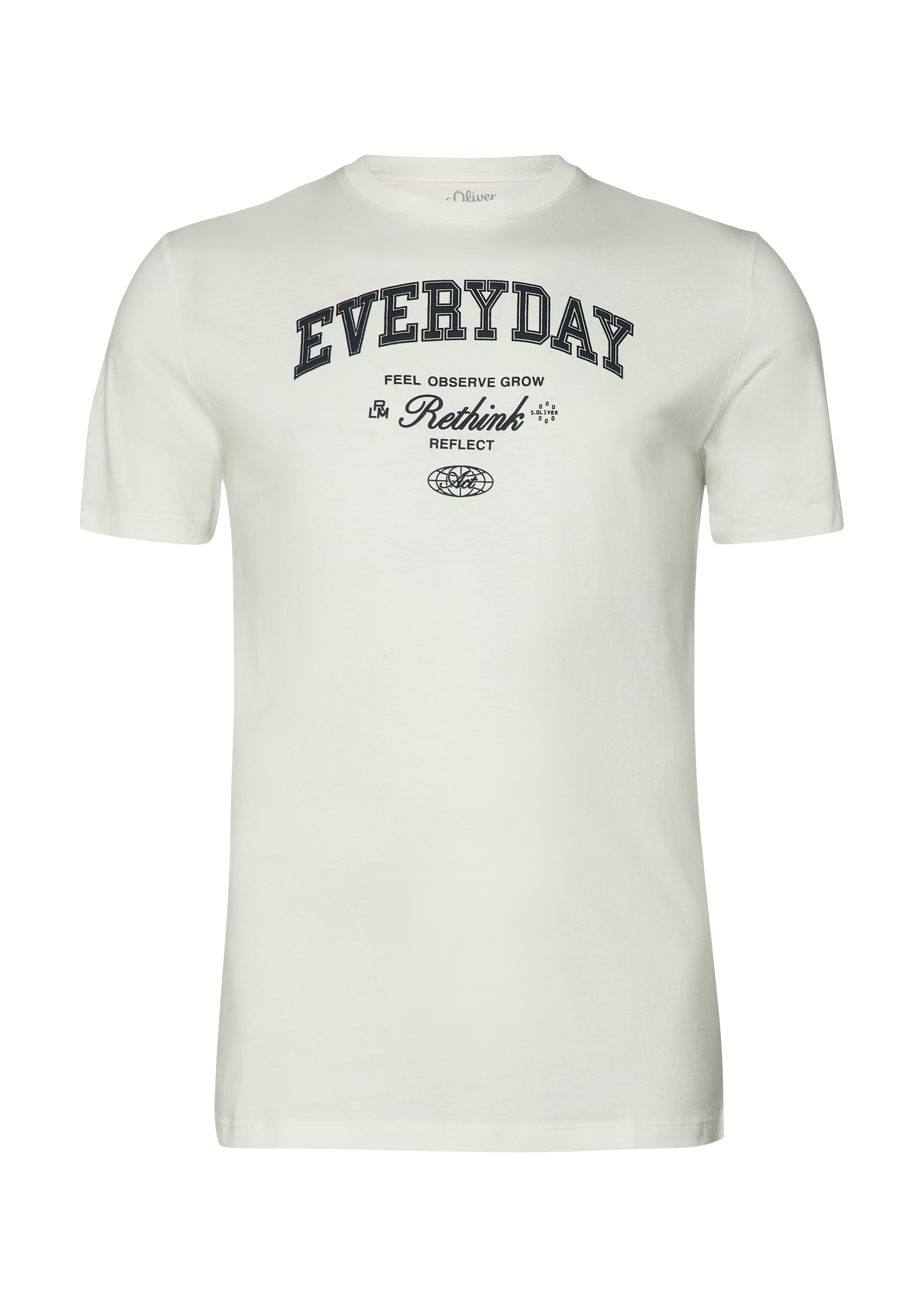 s.Oliver T-Shirt Aus Baumwolljersey Mit Frontprint