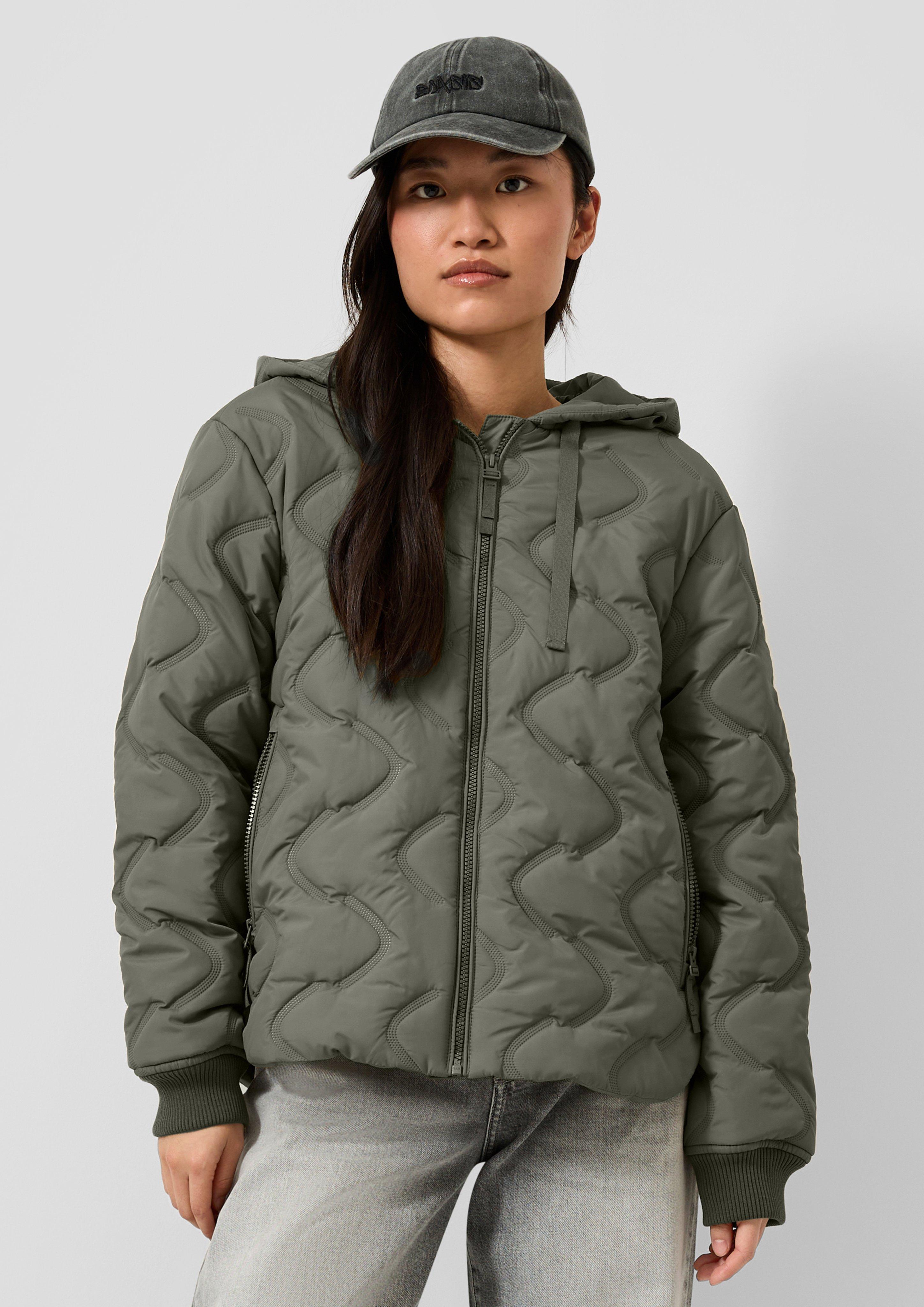 Femmes Veste d'extérieur en olive de QS