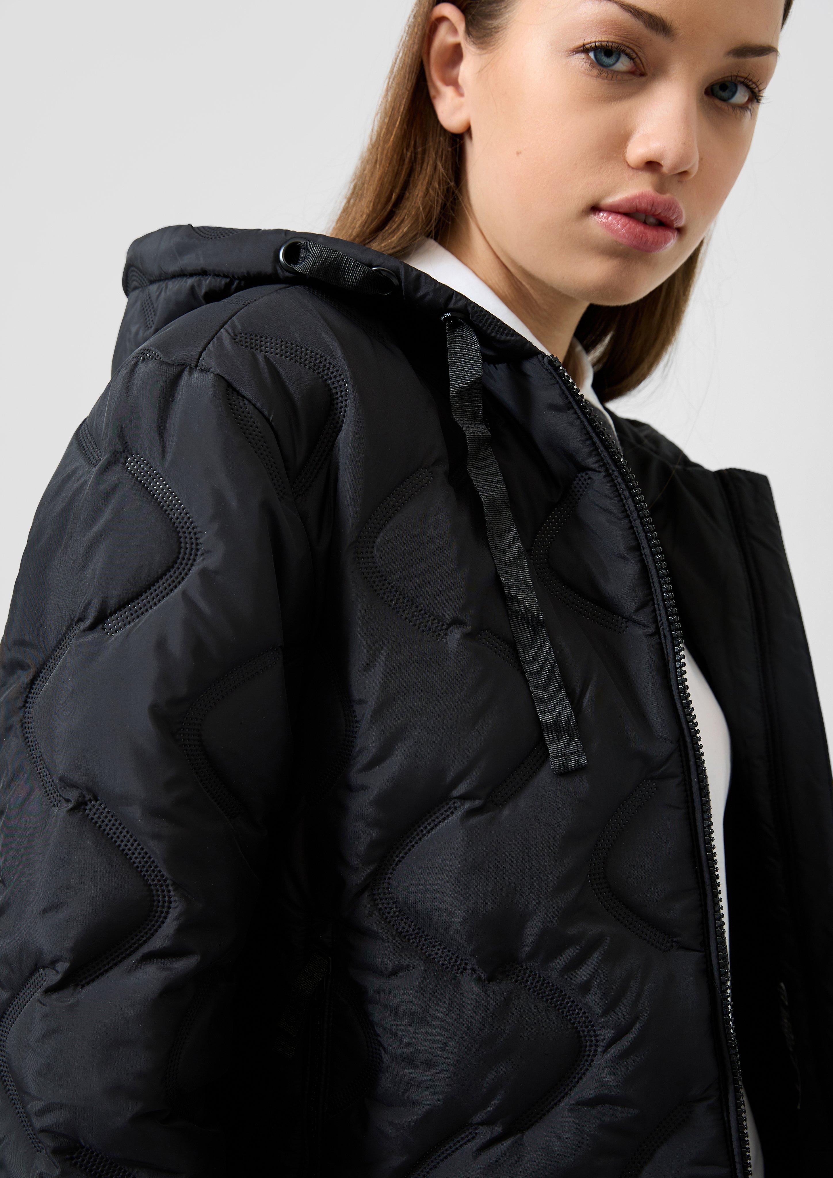 Femmes Veste d'extérieur en noir de QS