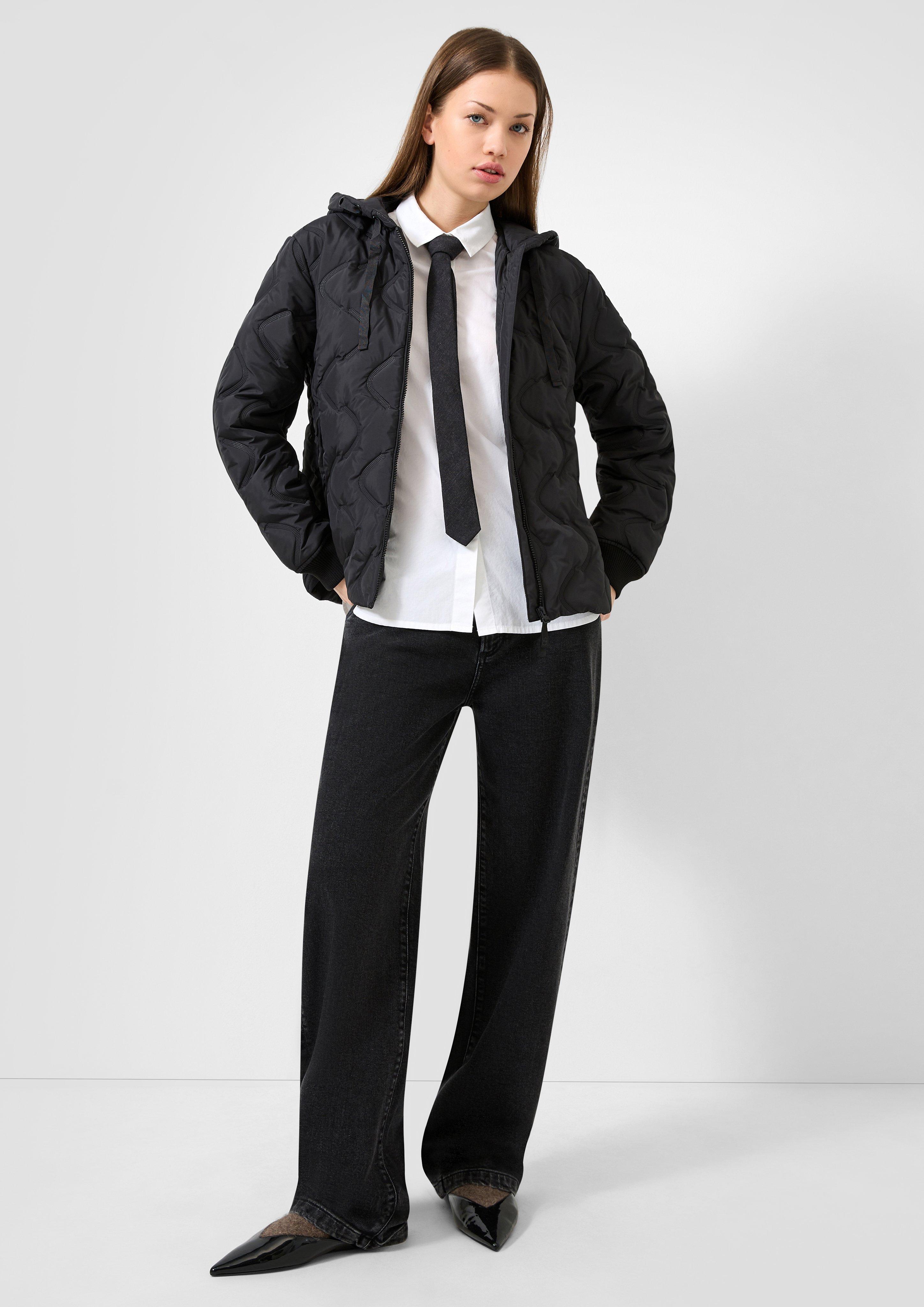 Femmes Veste d'extérieur en noir de QS