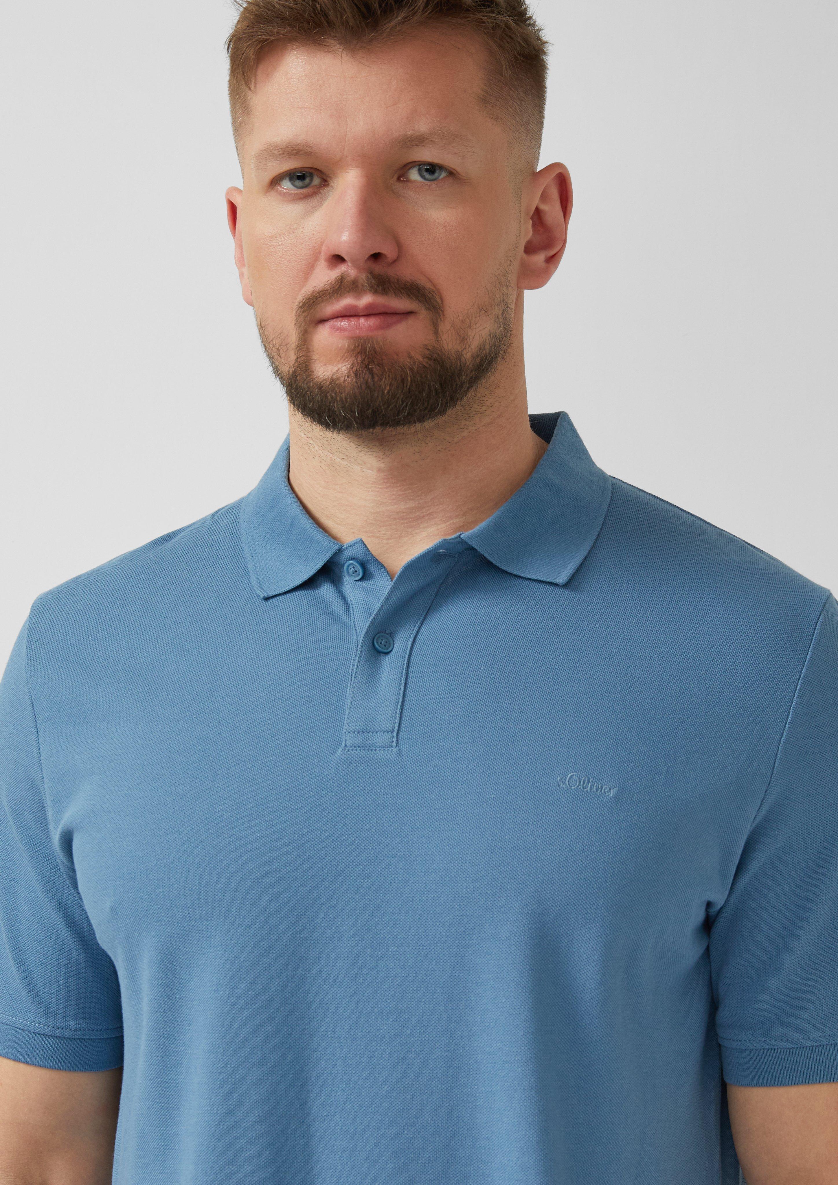 Poloshirt aus Baumwollpiqué