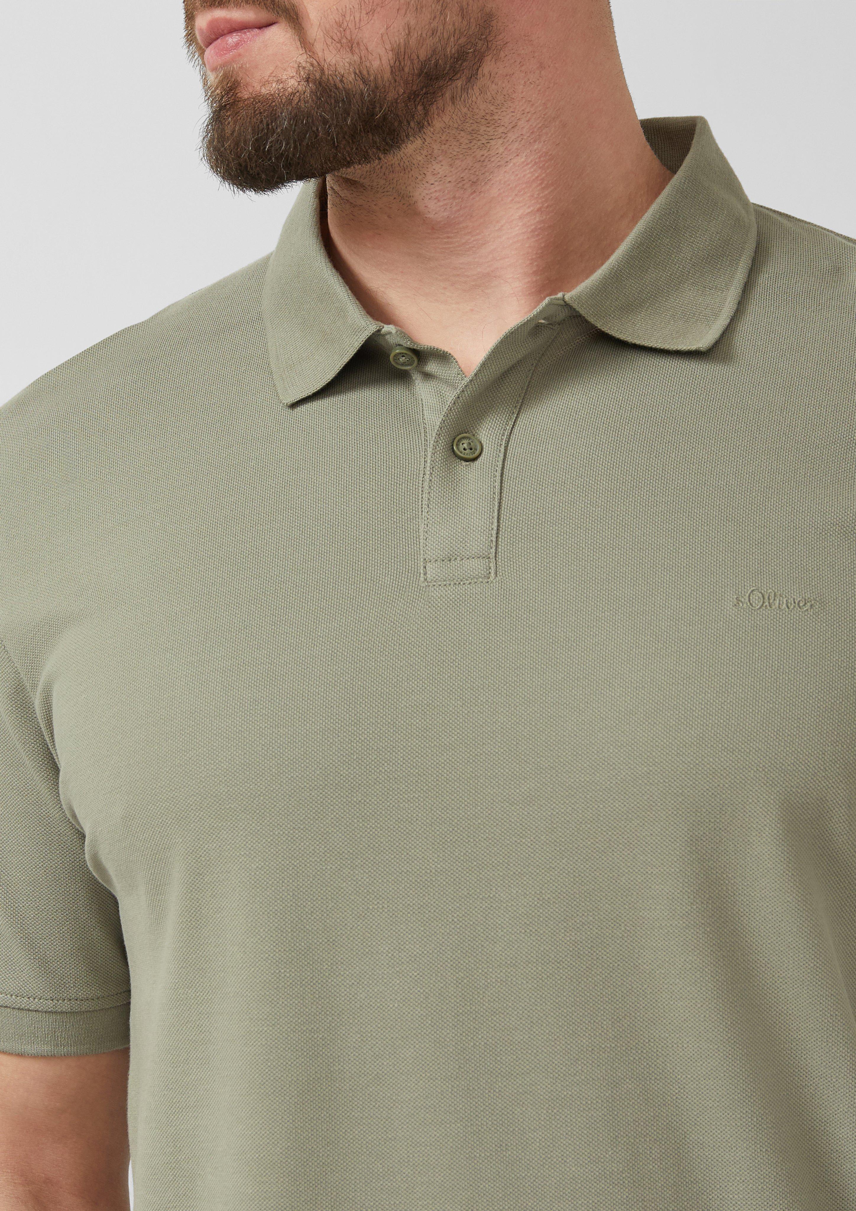 Poloshirt aus Baumwollpiqué