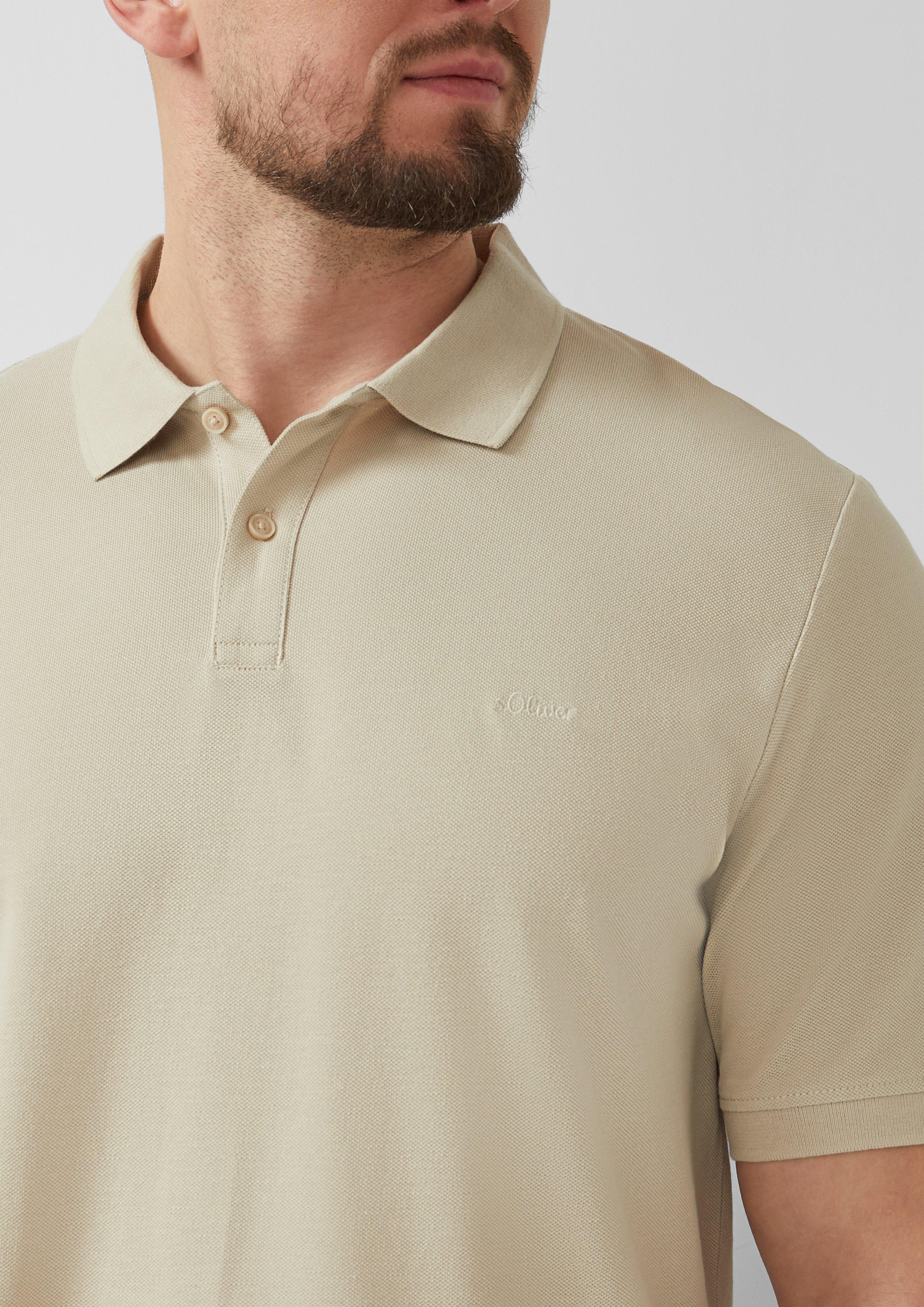 Poloshirt aus Baumwollpiqué