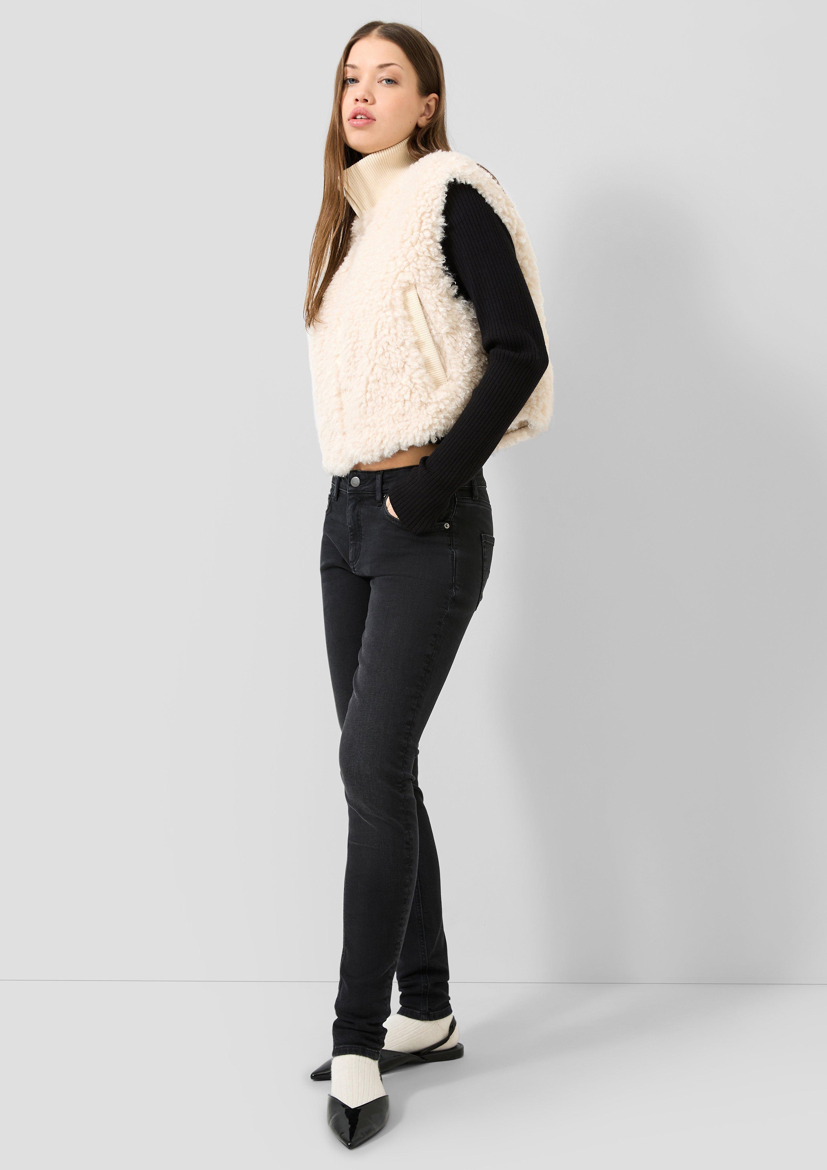 Women Outdoor waistcoat in beige by QS