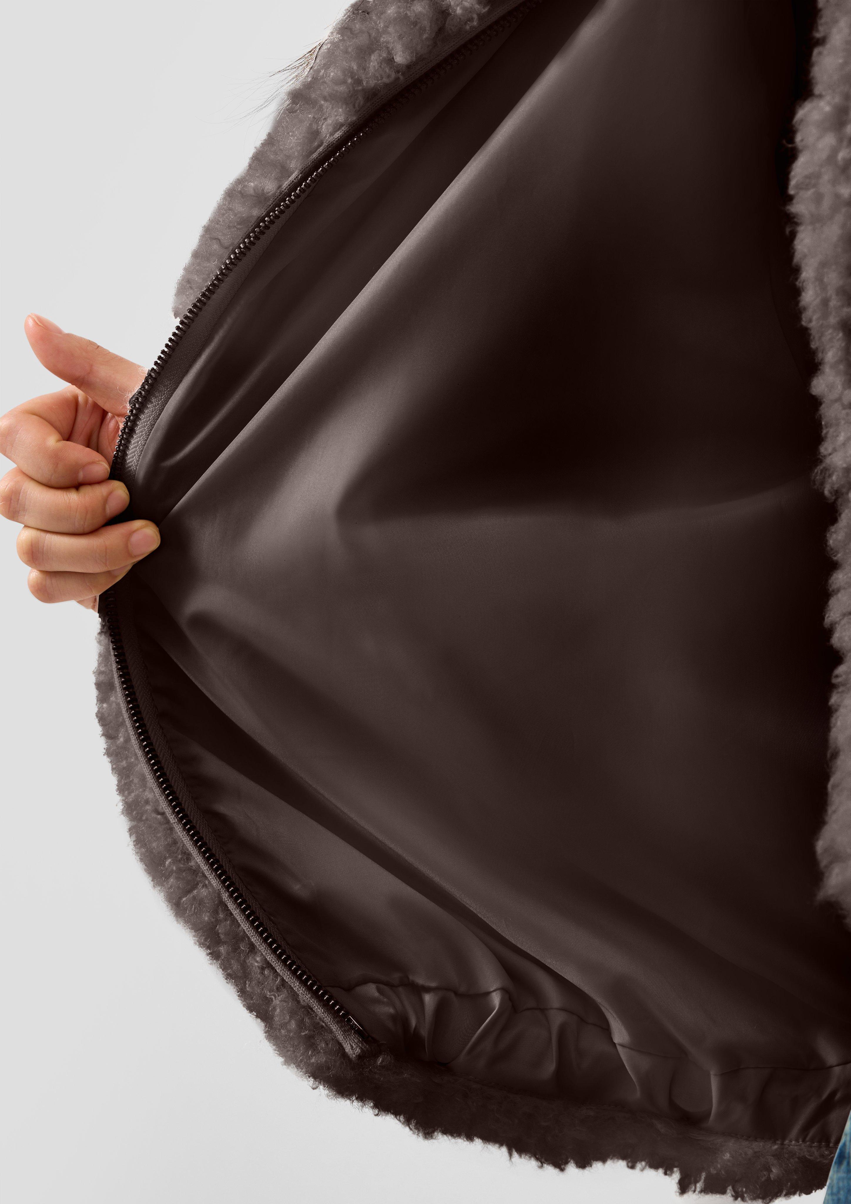 Femmes Veste d'extérieur en brun de QS