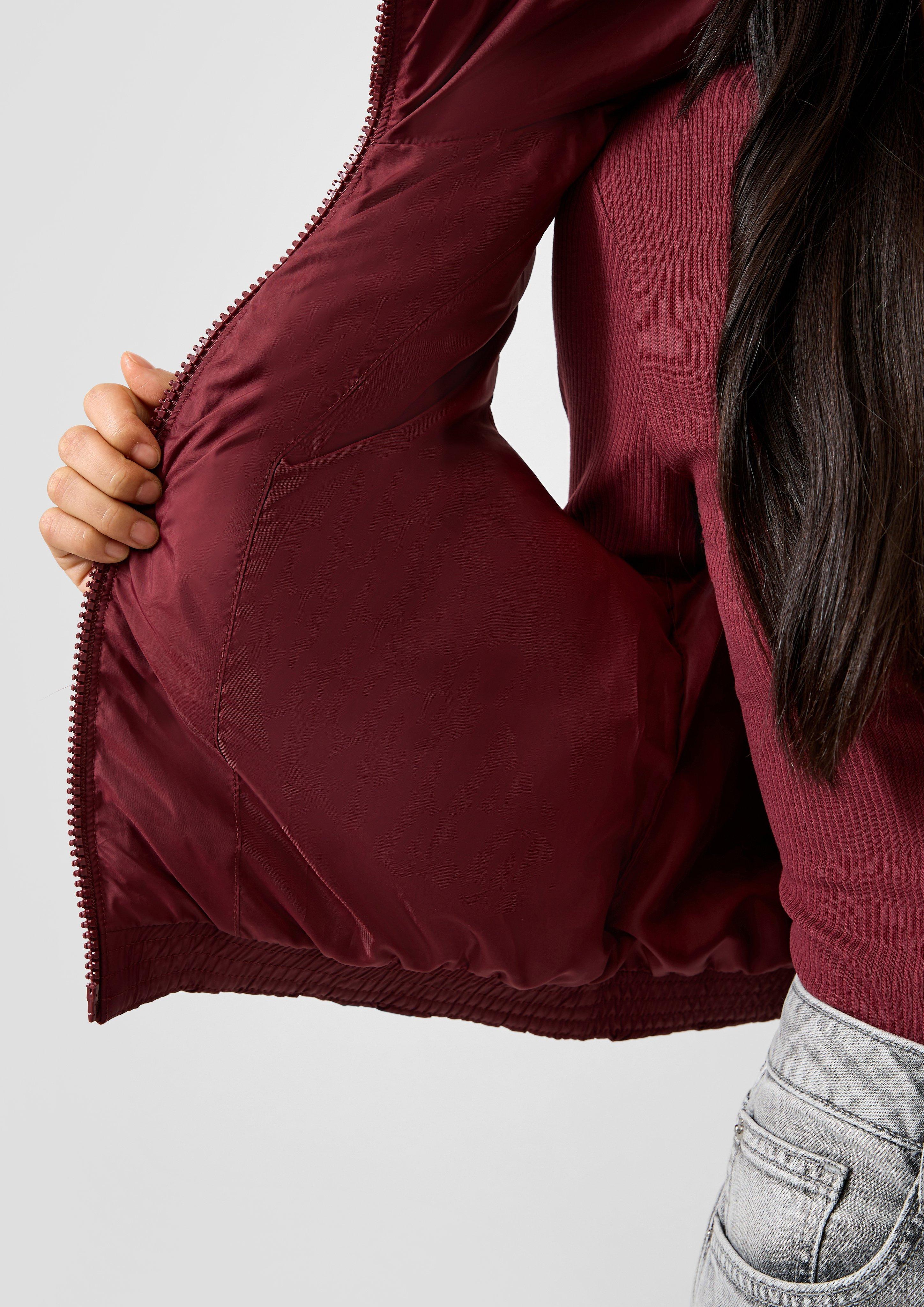 Femmes Gilet d'extérieur en rouge de QS