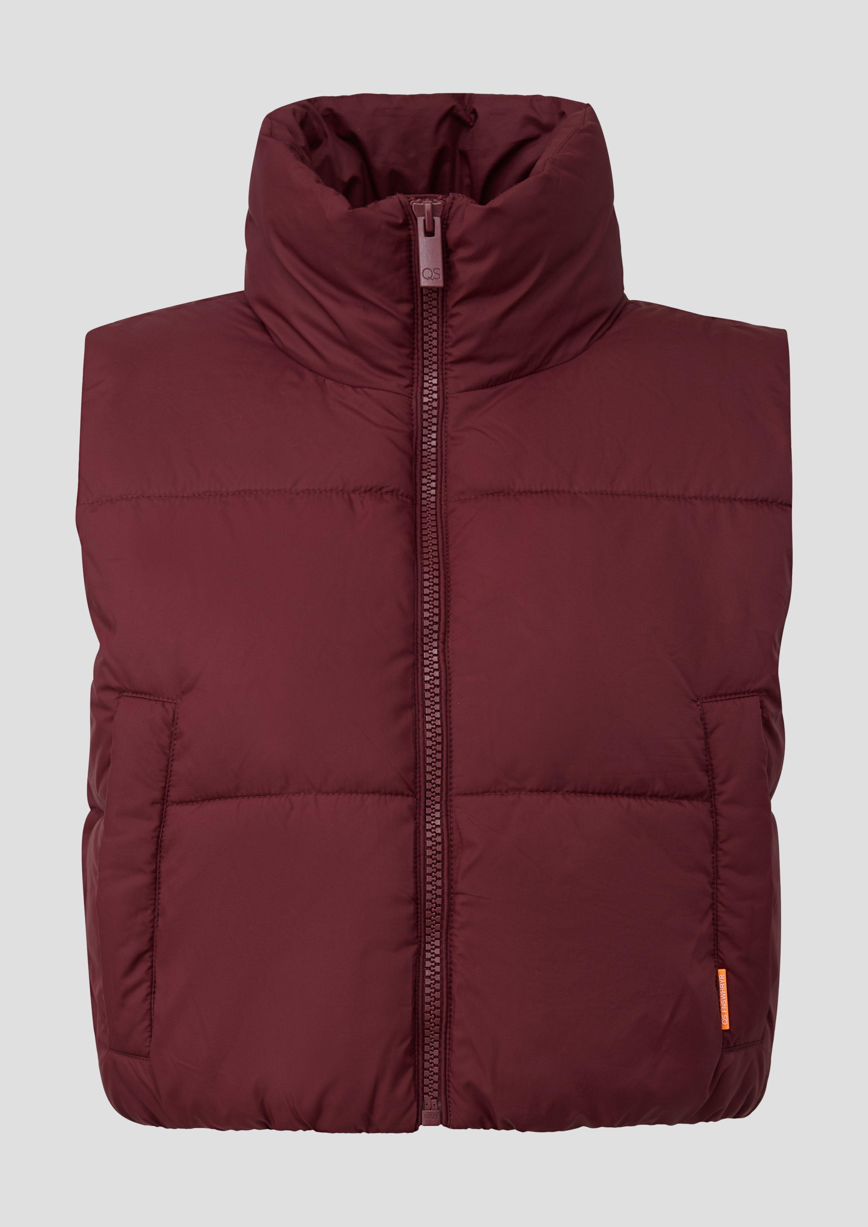 Femmes Gilet d'extérieur en rouge de QS