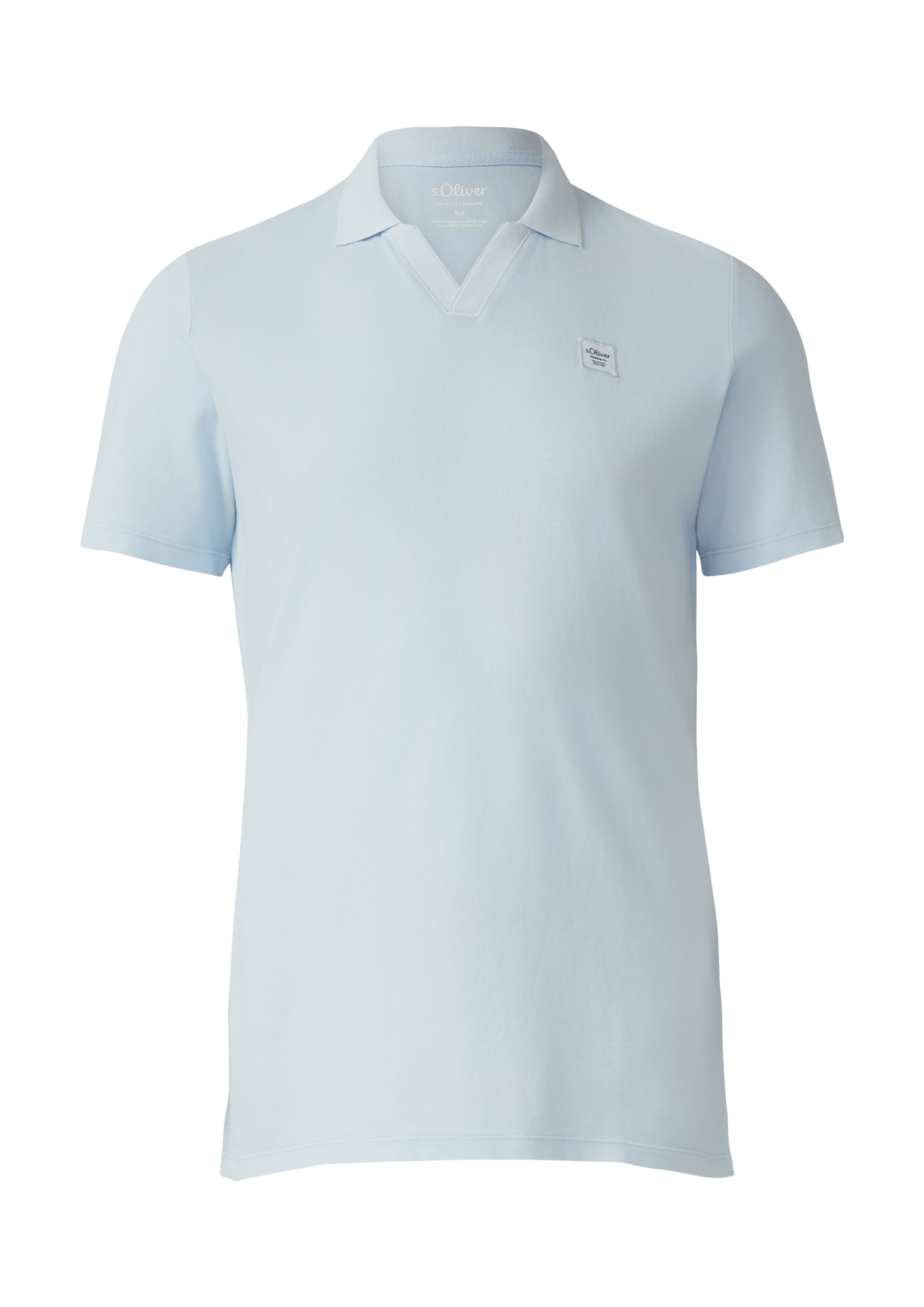 Poloshirt aus Baumwoll-Piqué mit Garment Dye