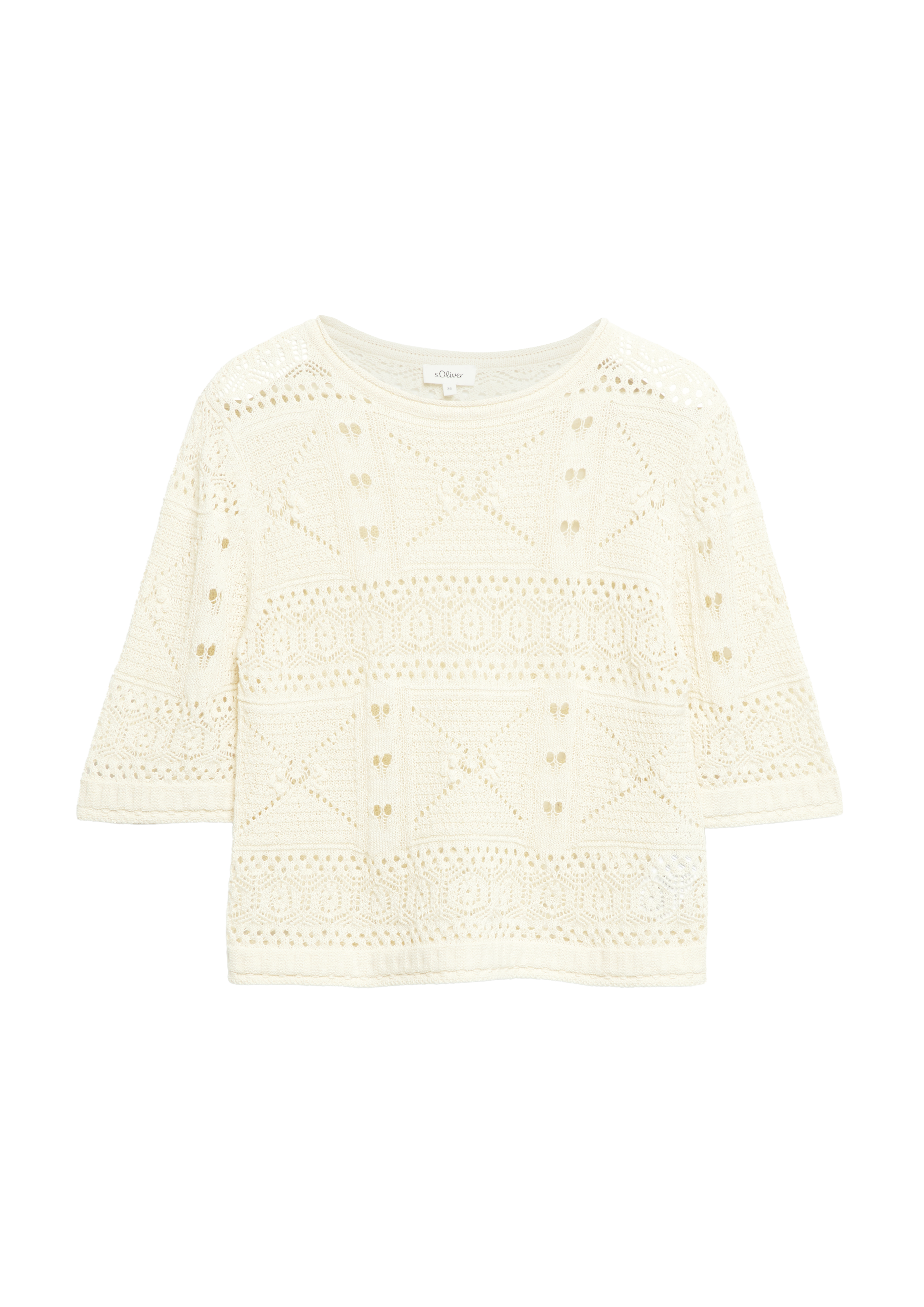 Ajour-Strickpullover