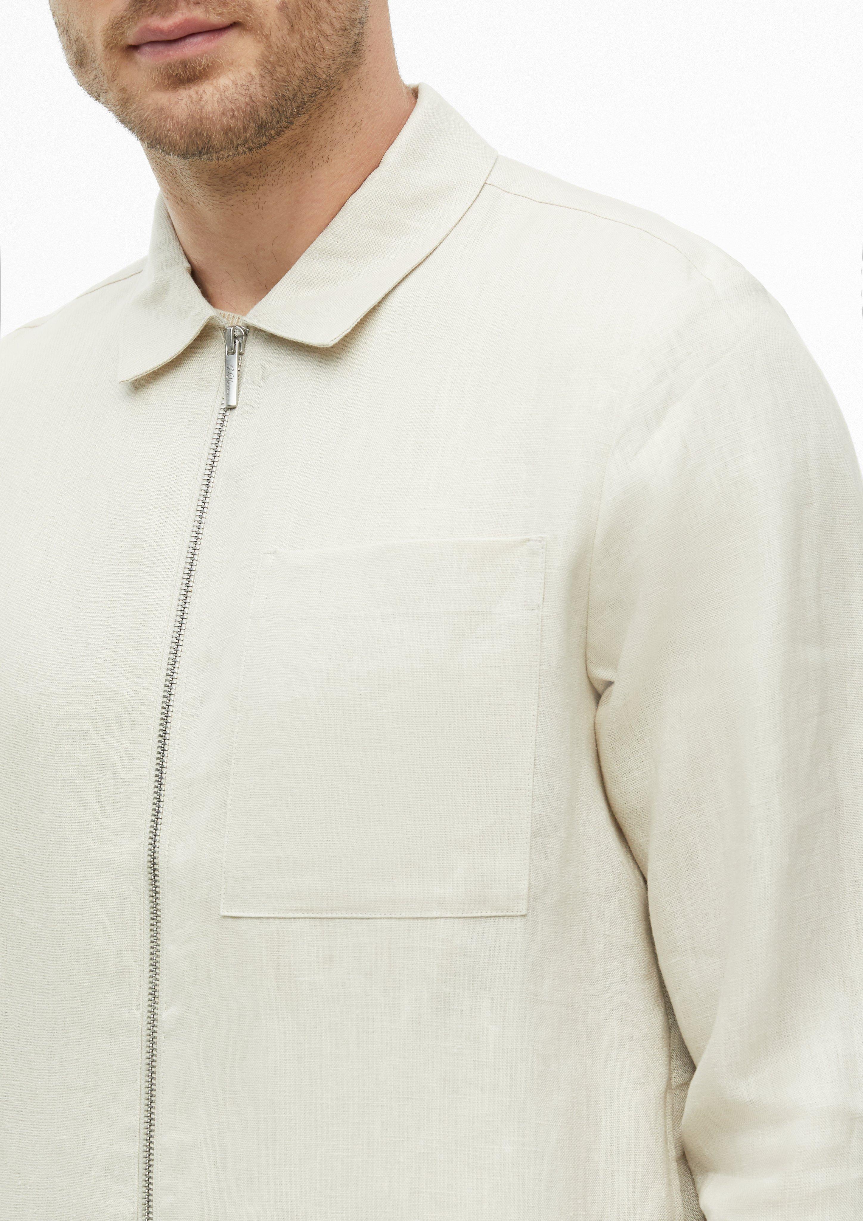 Herren Indoor-Jacke in beige von s.Oliver BLACK LABEL