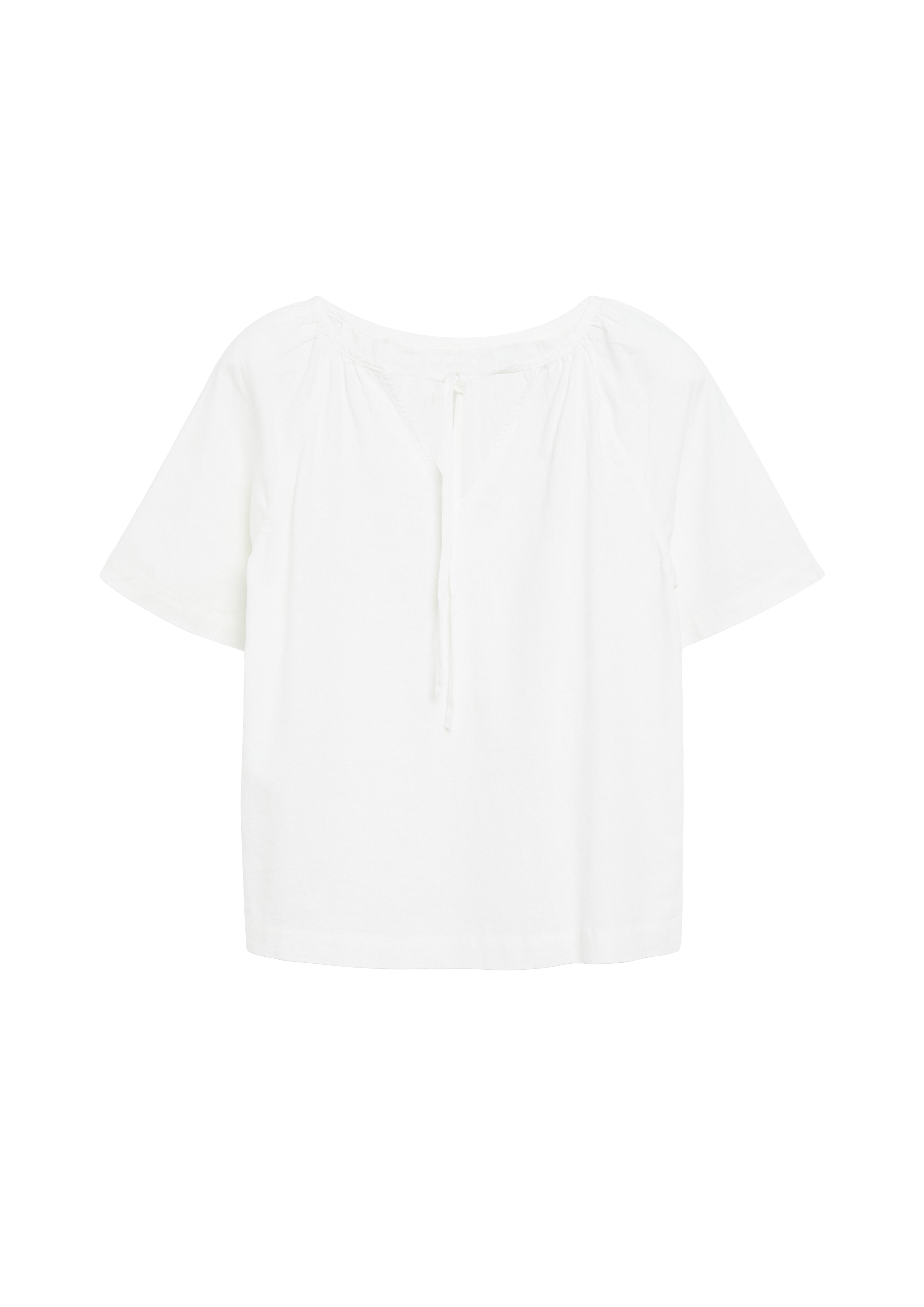s.Oliver Leinenmixbluse Mit Schleifendetail Am Rücken
