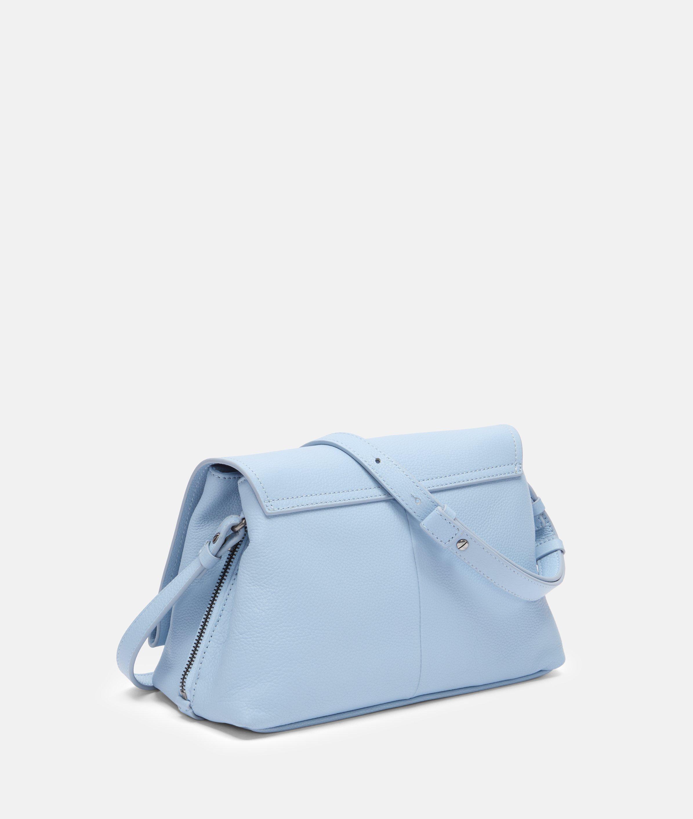 Hera II Crossbody M in blau, beige & schwarz