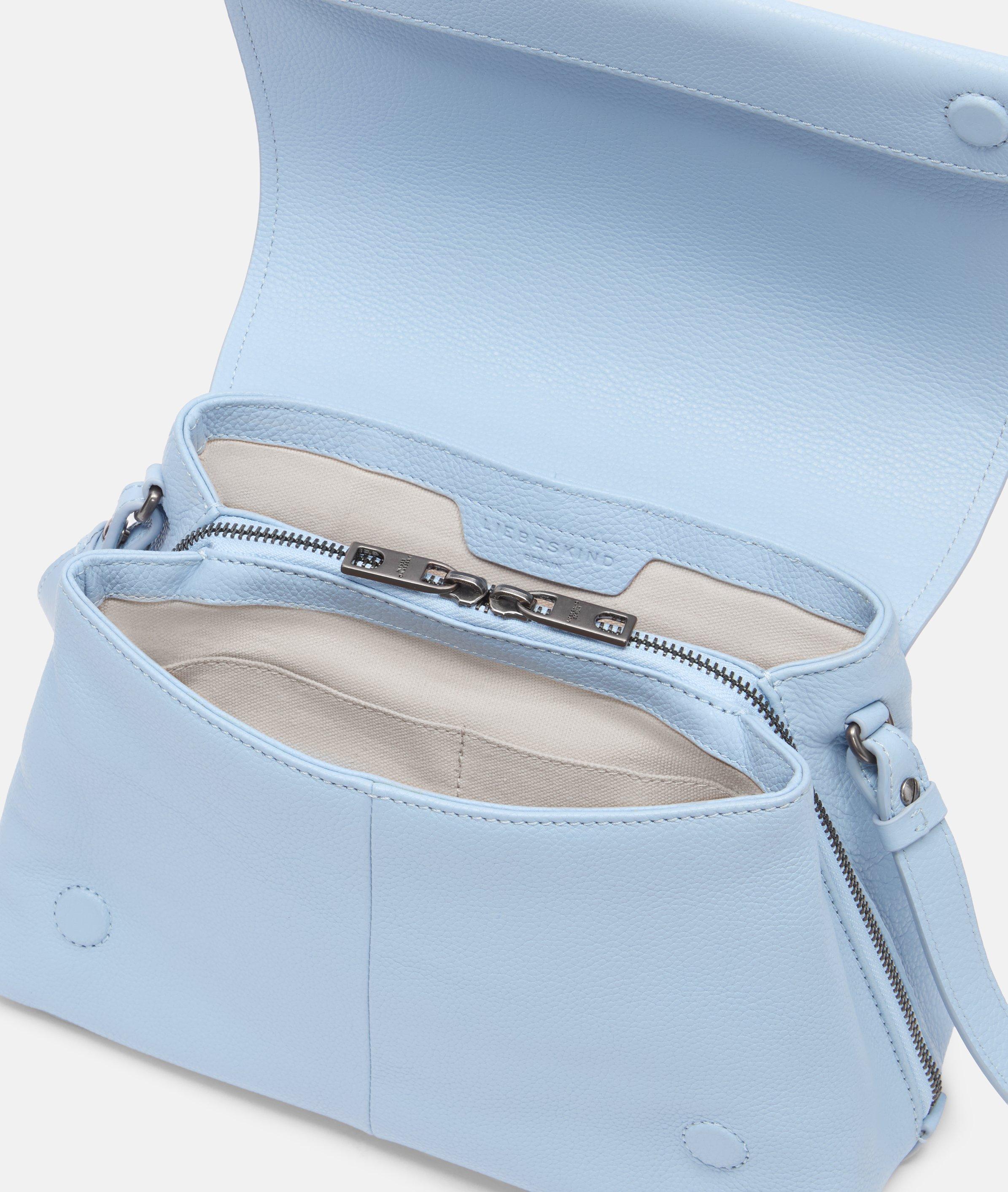 Hera II Crossbody M in blau, beige & schwarz