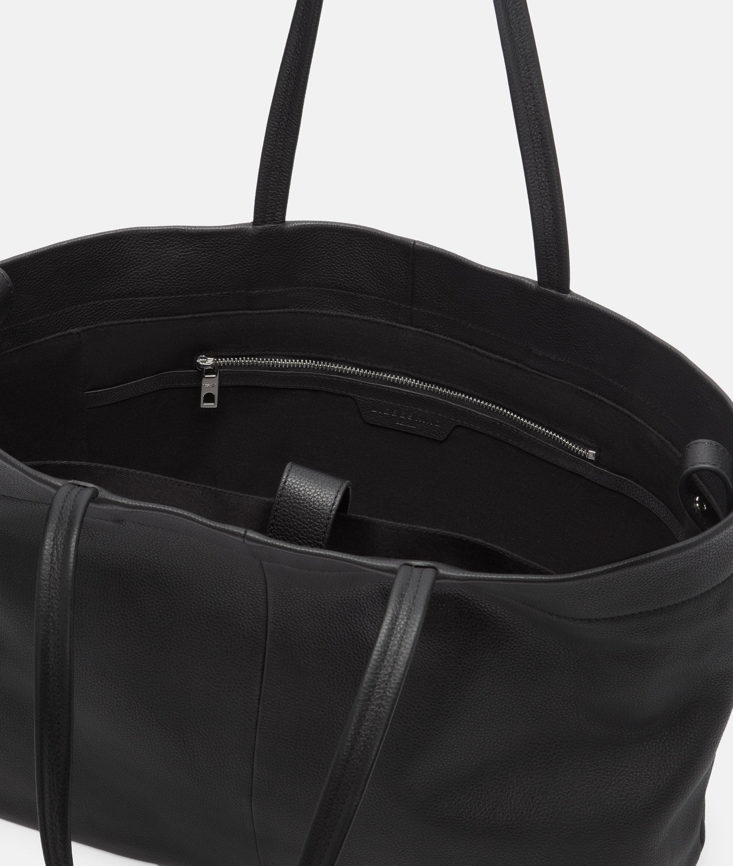 Hera II Shopper L in schwarz, braun & braun