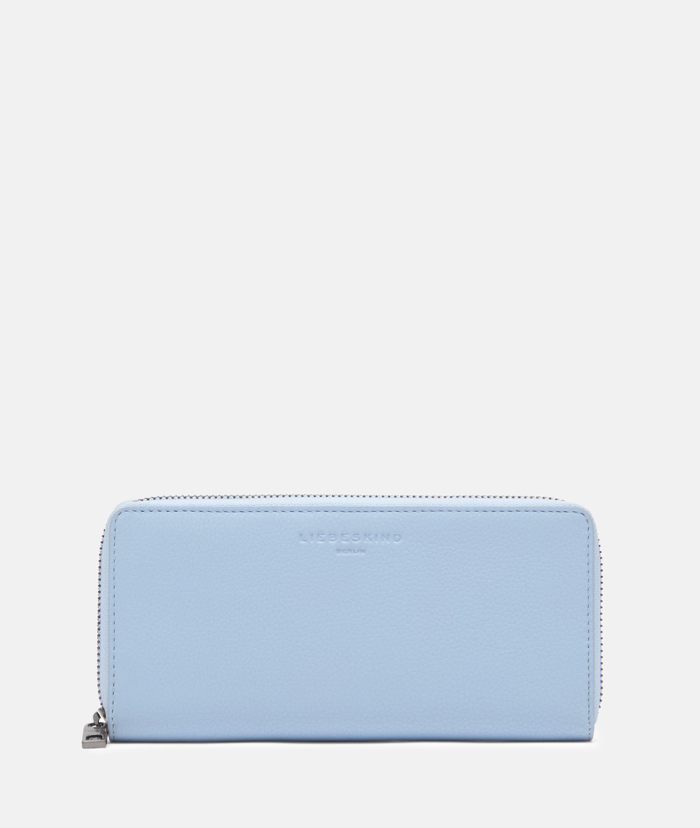 Gigi Geldbörse L in blau, braun, beige & schwarz