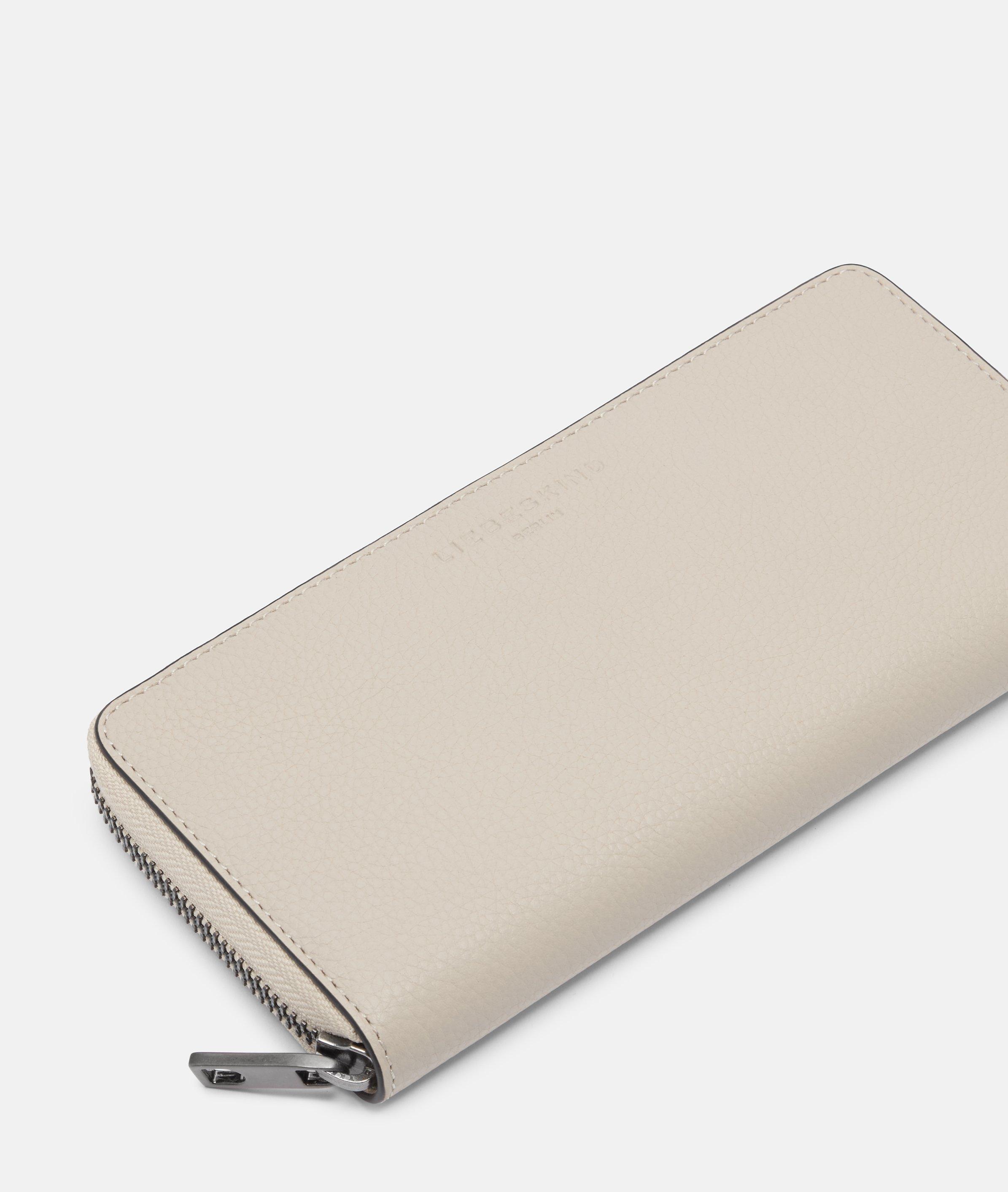 Gigi Geldbörse L in beige, braun, blau & schwarz