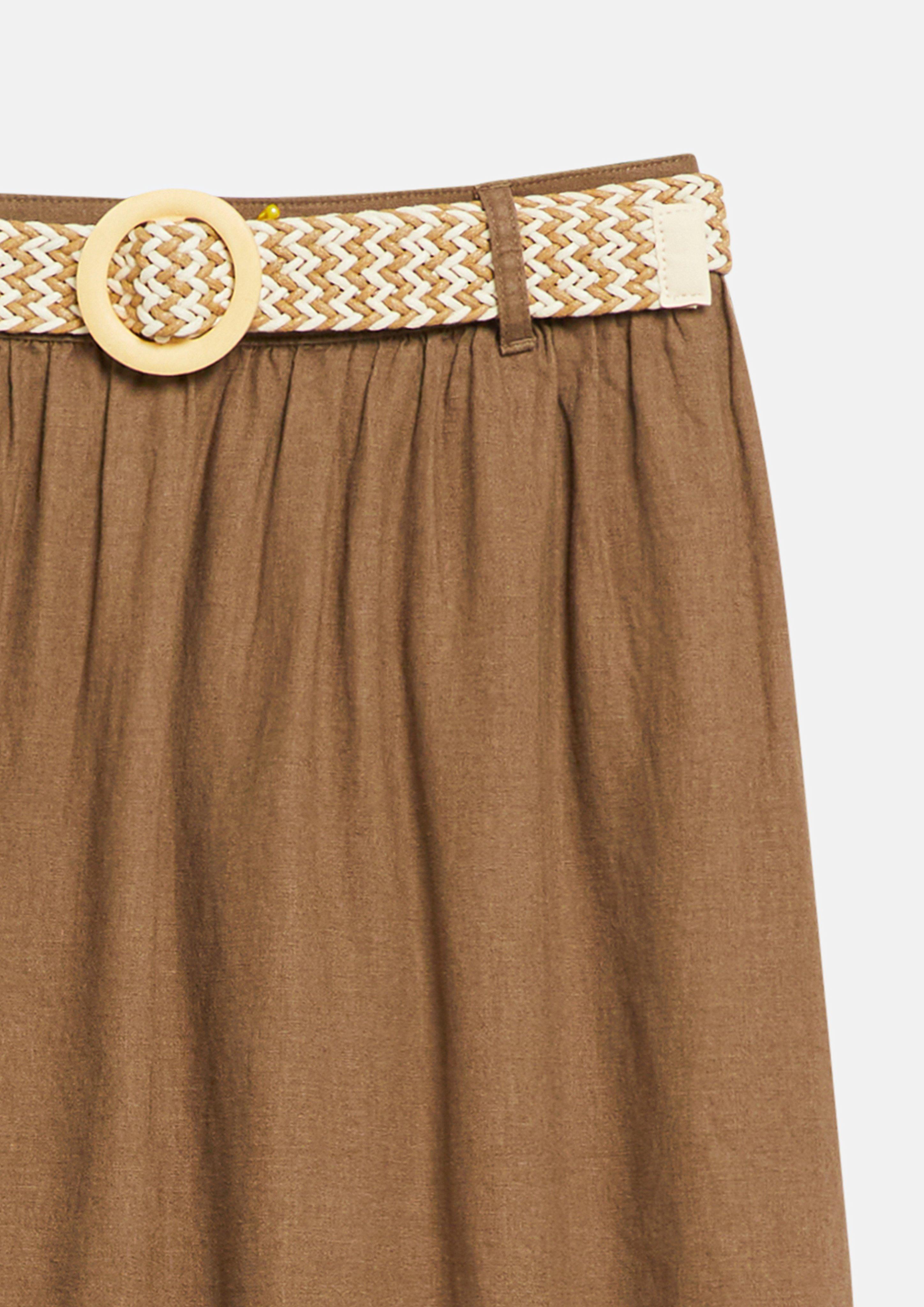 Dames Rok in bruin van s.Oliver