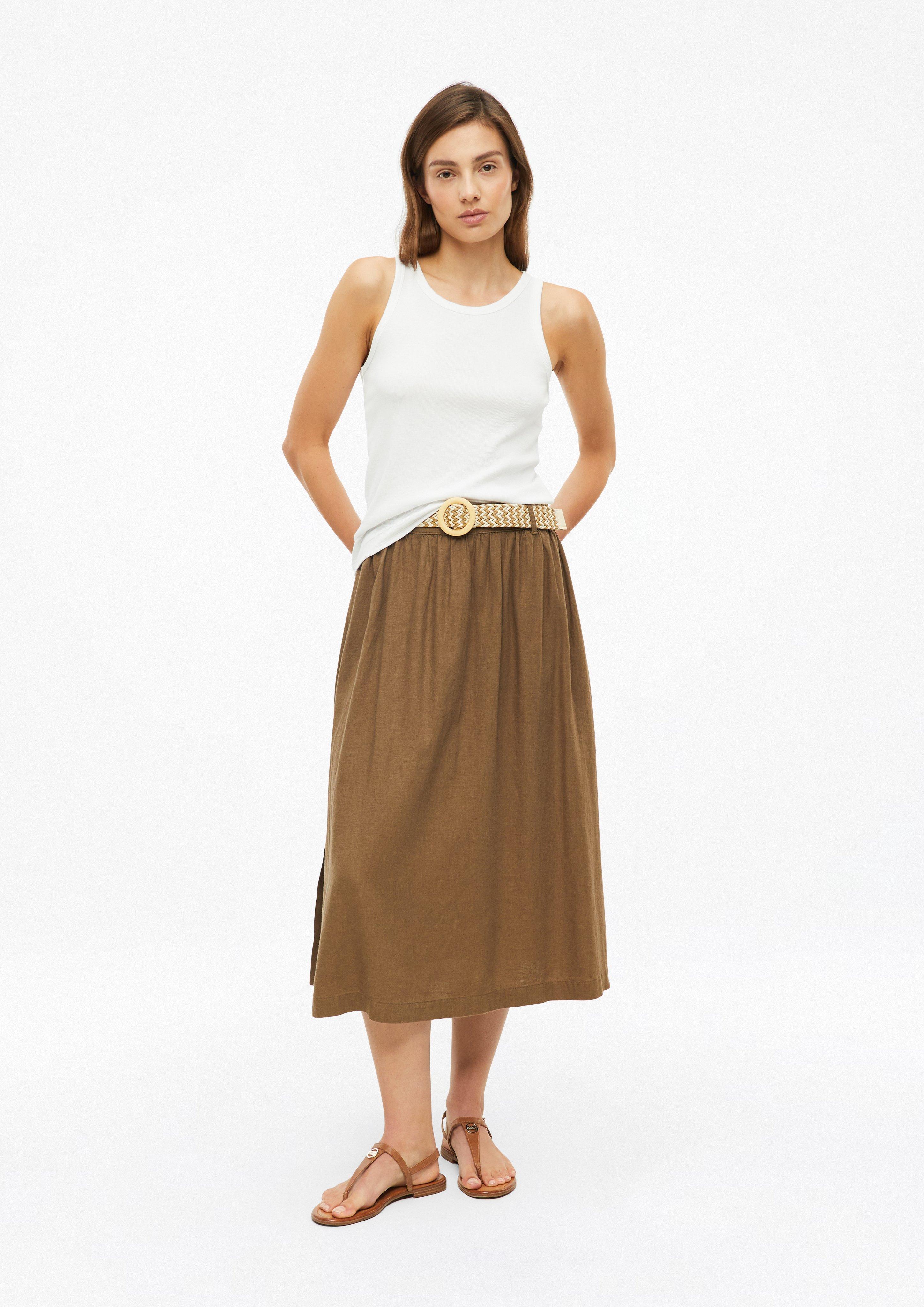 Dames Rok in bruin van s.Oliver