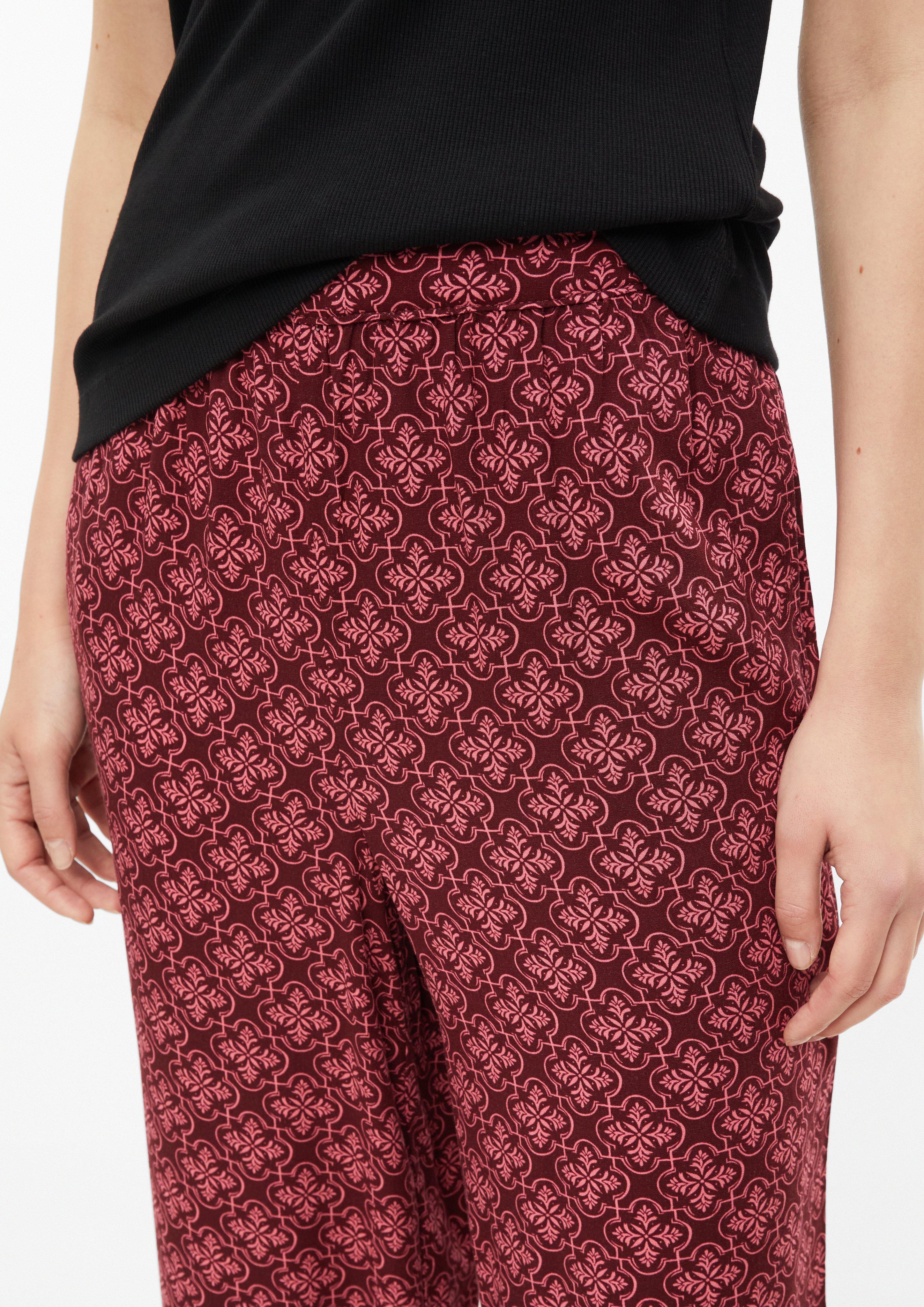 Dames Broek in rood van s.Oliver