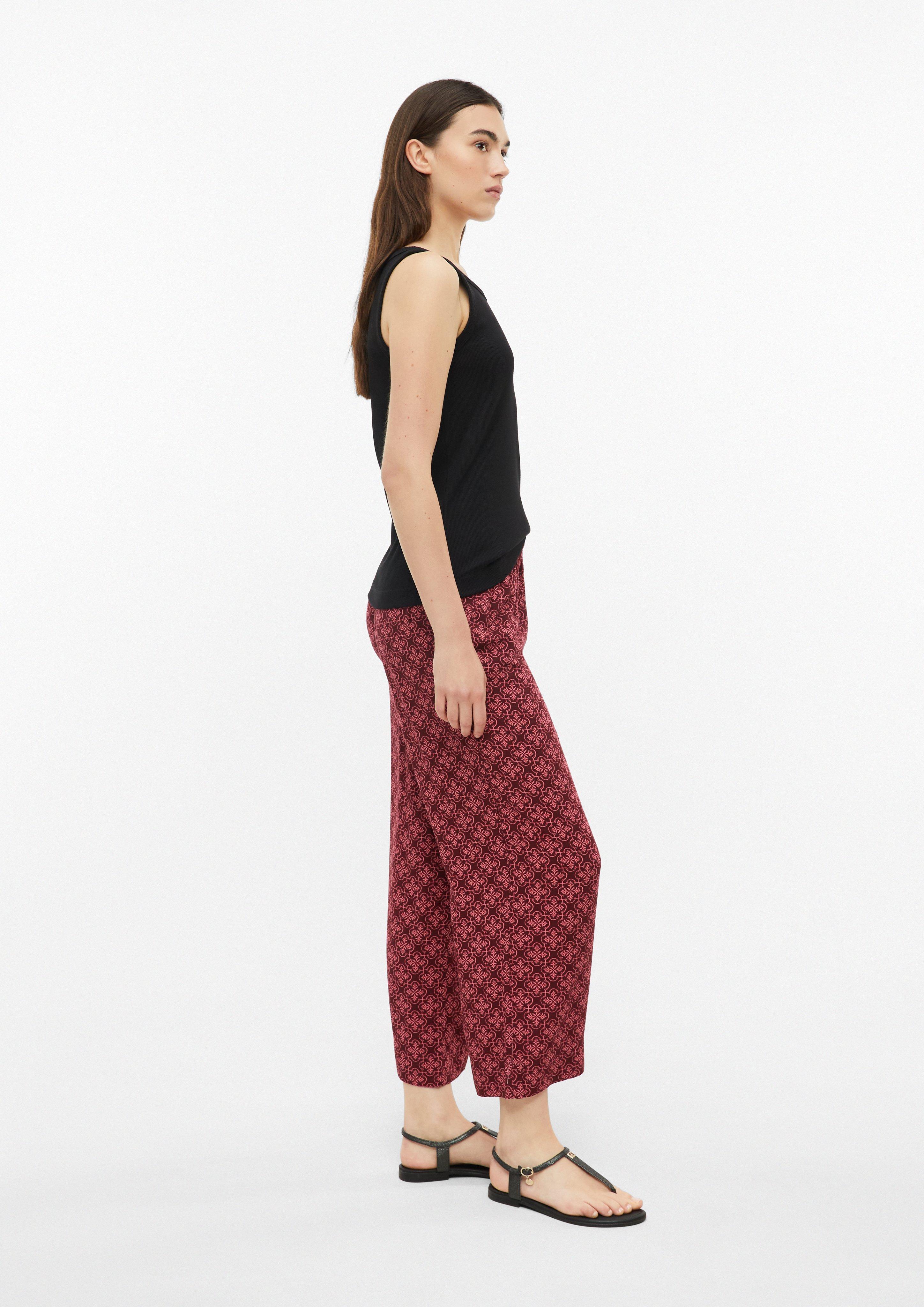 Dames Broek in rood van s.Oliver
