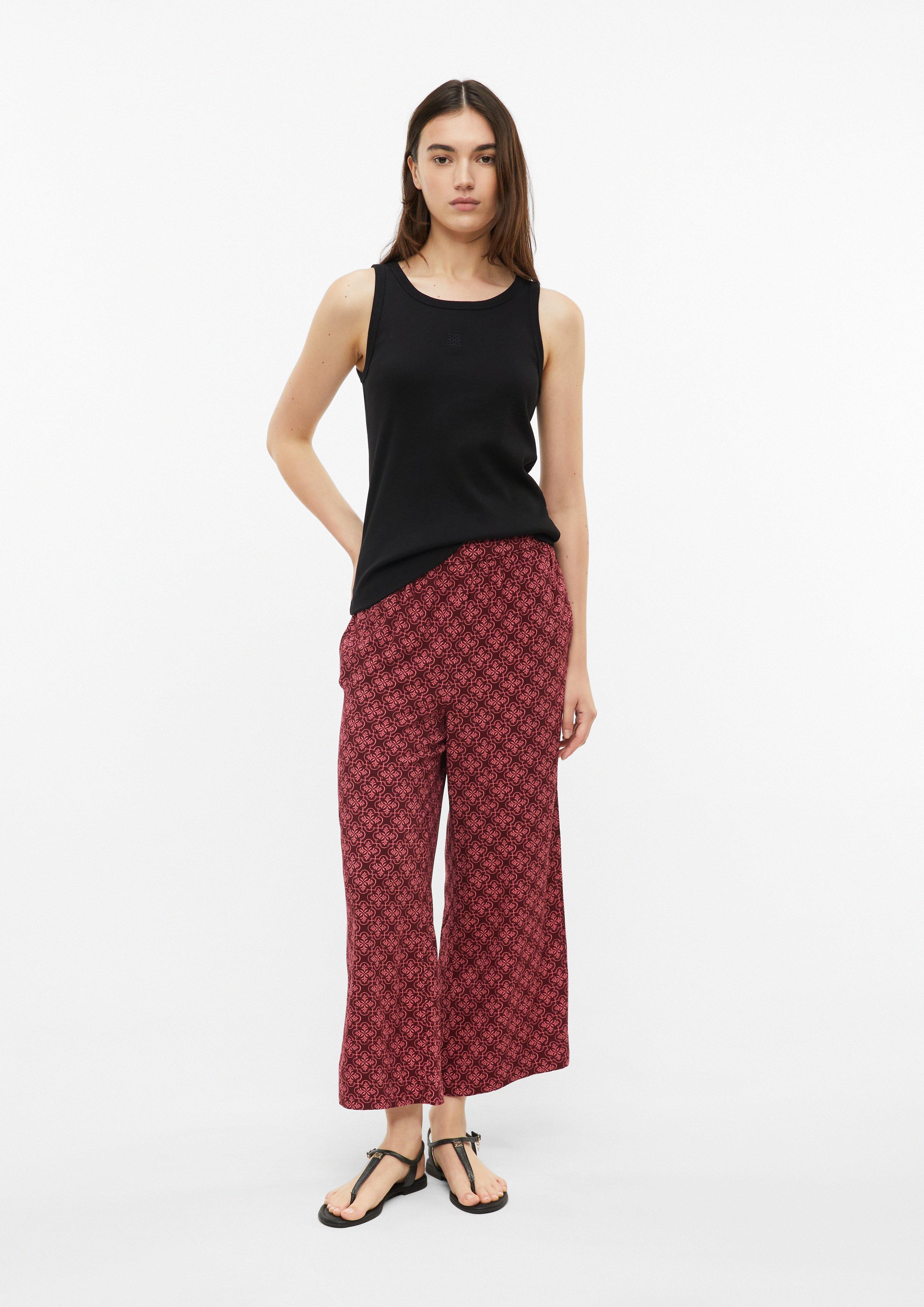 Dames Broek in rood van s.Oliver