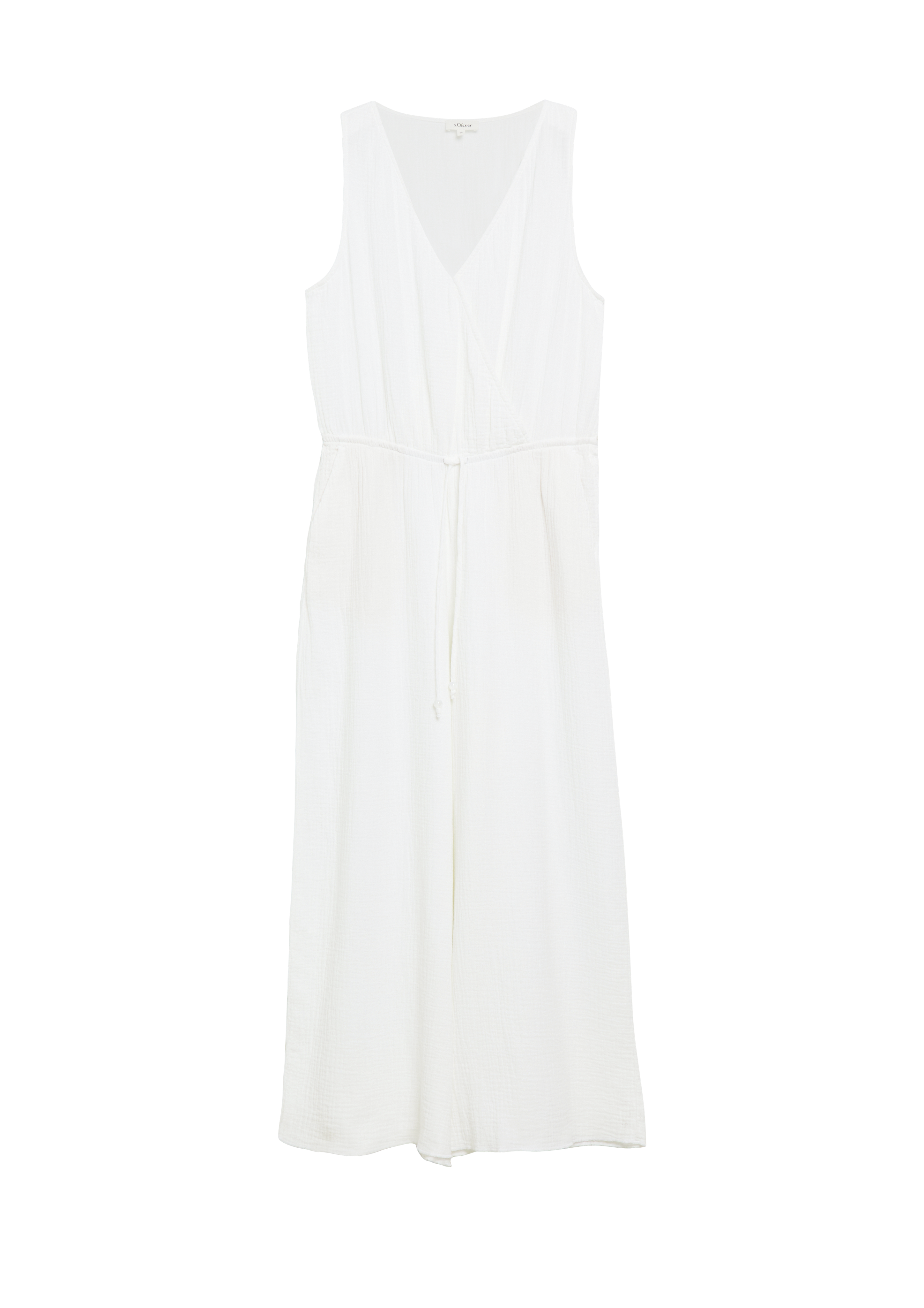 Overall aus Musselin mit elastischer Taille
