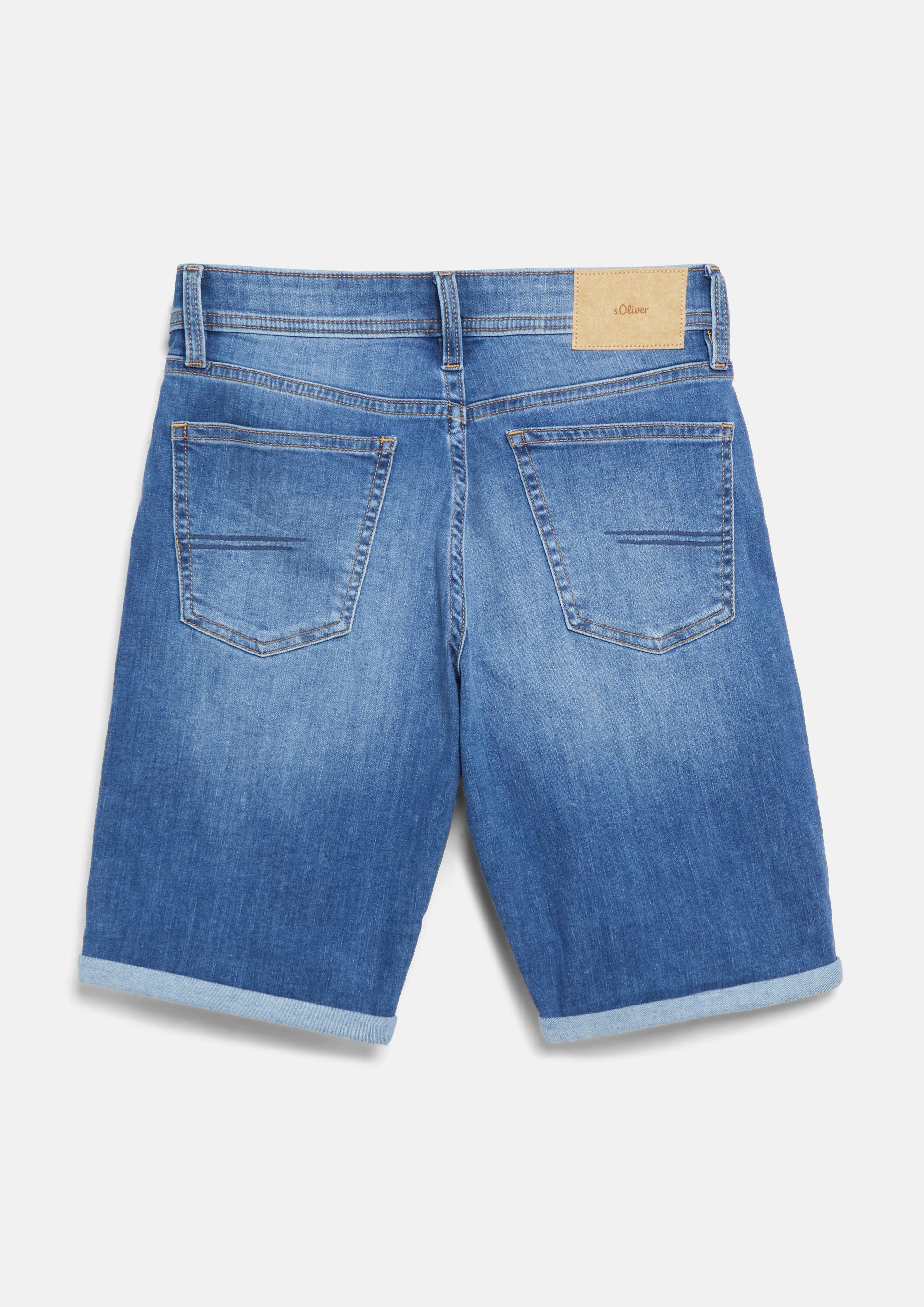 Men Denim Bermuda in blue by s.Oliver