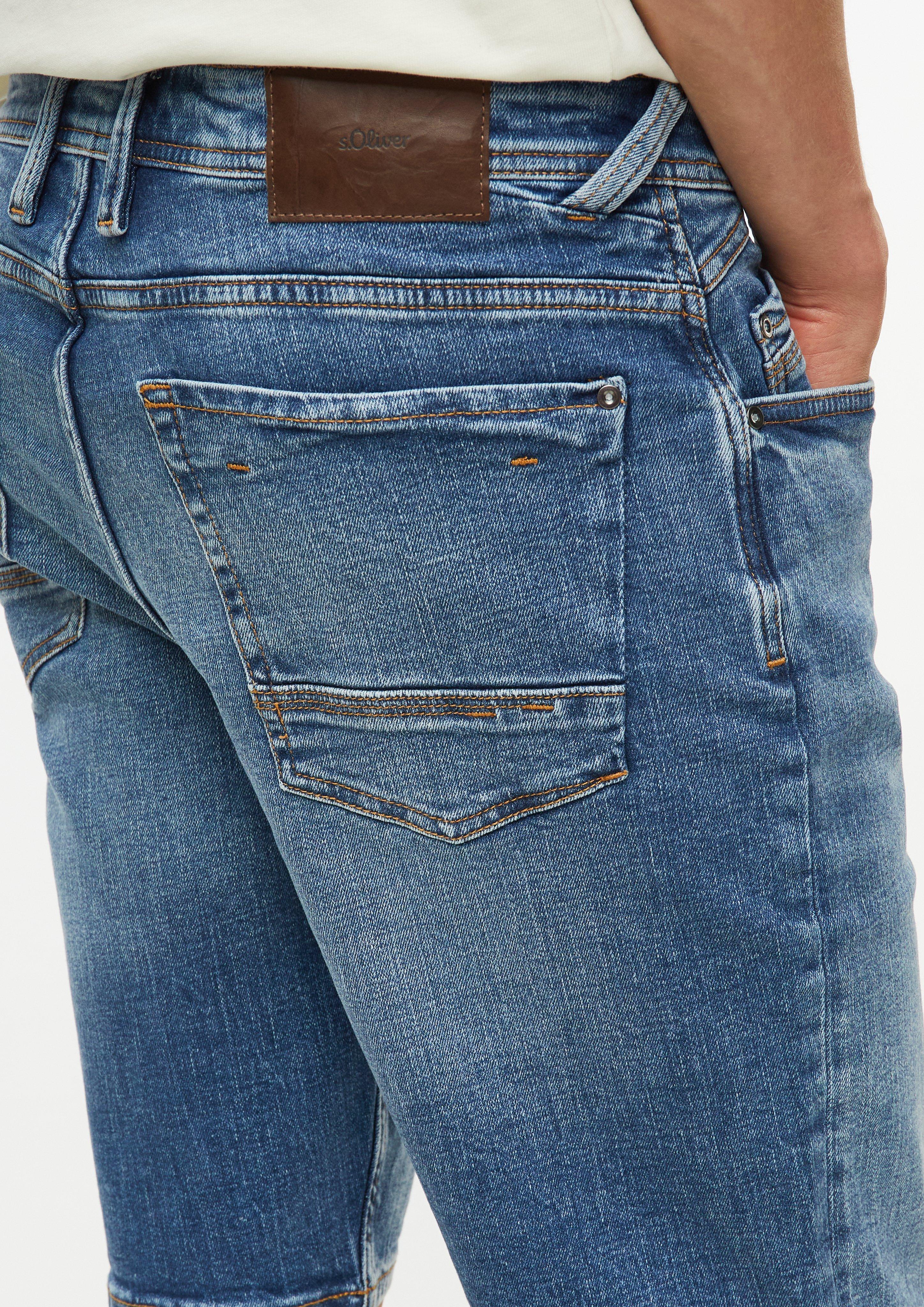 Herren Jeans-Bermuda in blau von s.Oliver