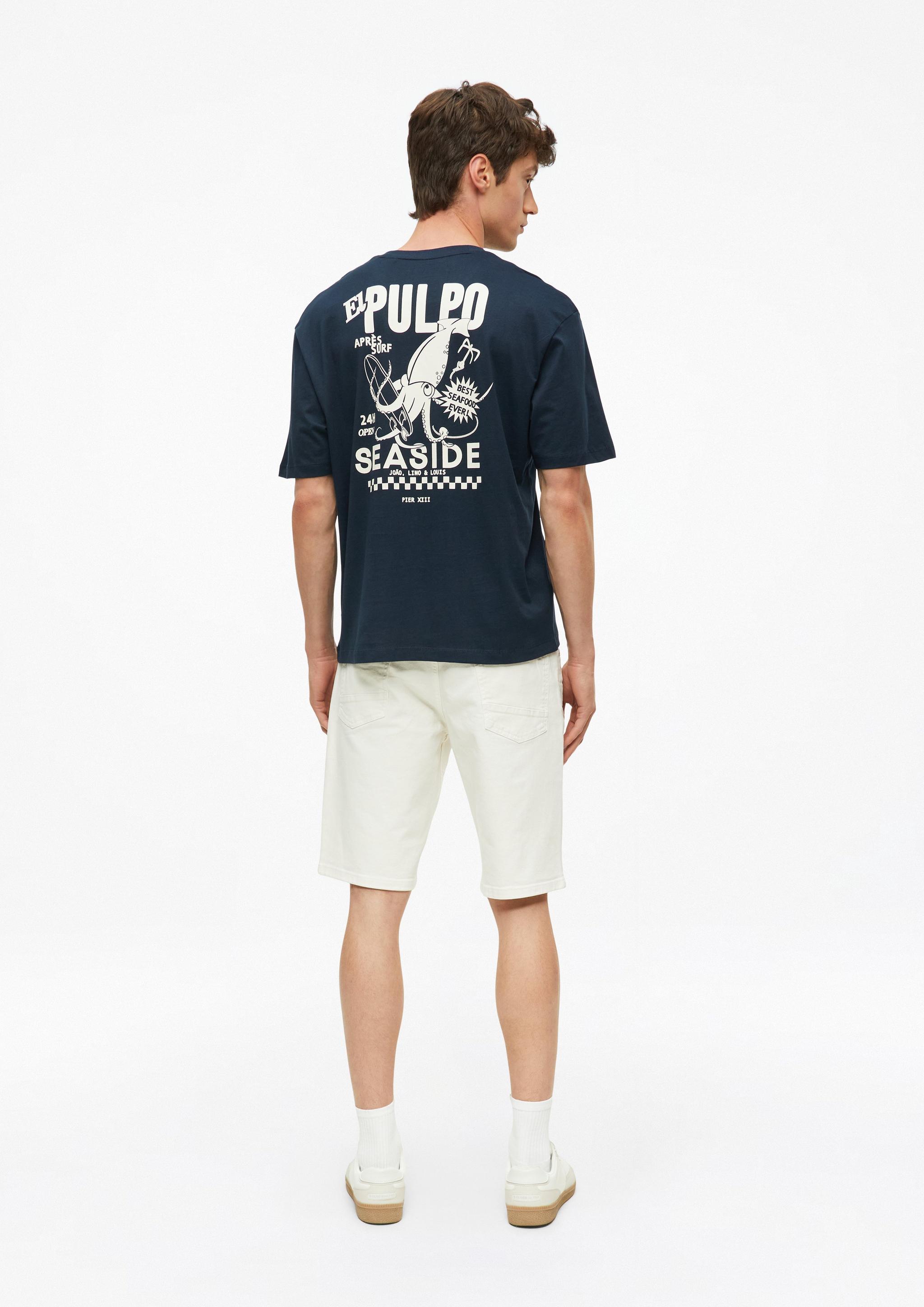Herren Jeans-Bermuda in creme von s.Oliver