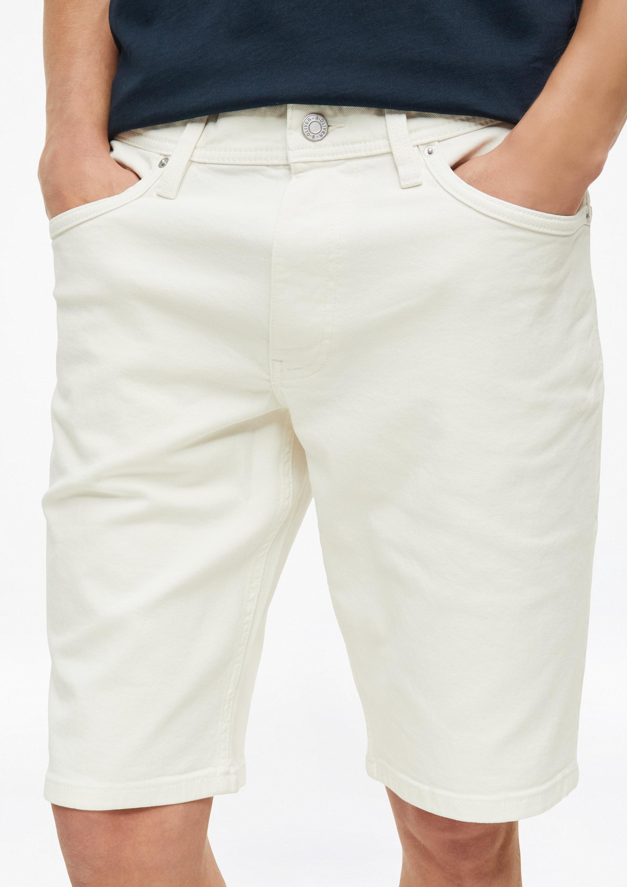 Herren Jeans-Bermuda in creme von s.Oliver