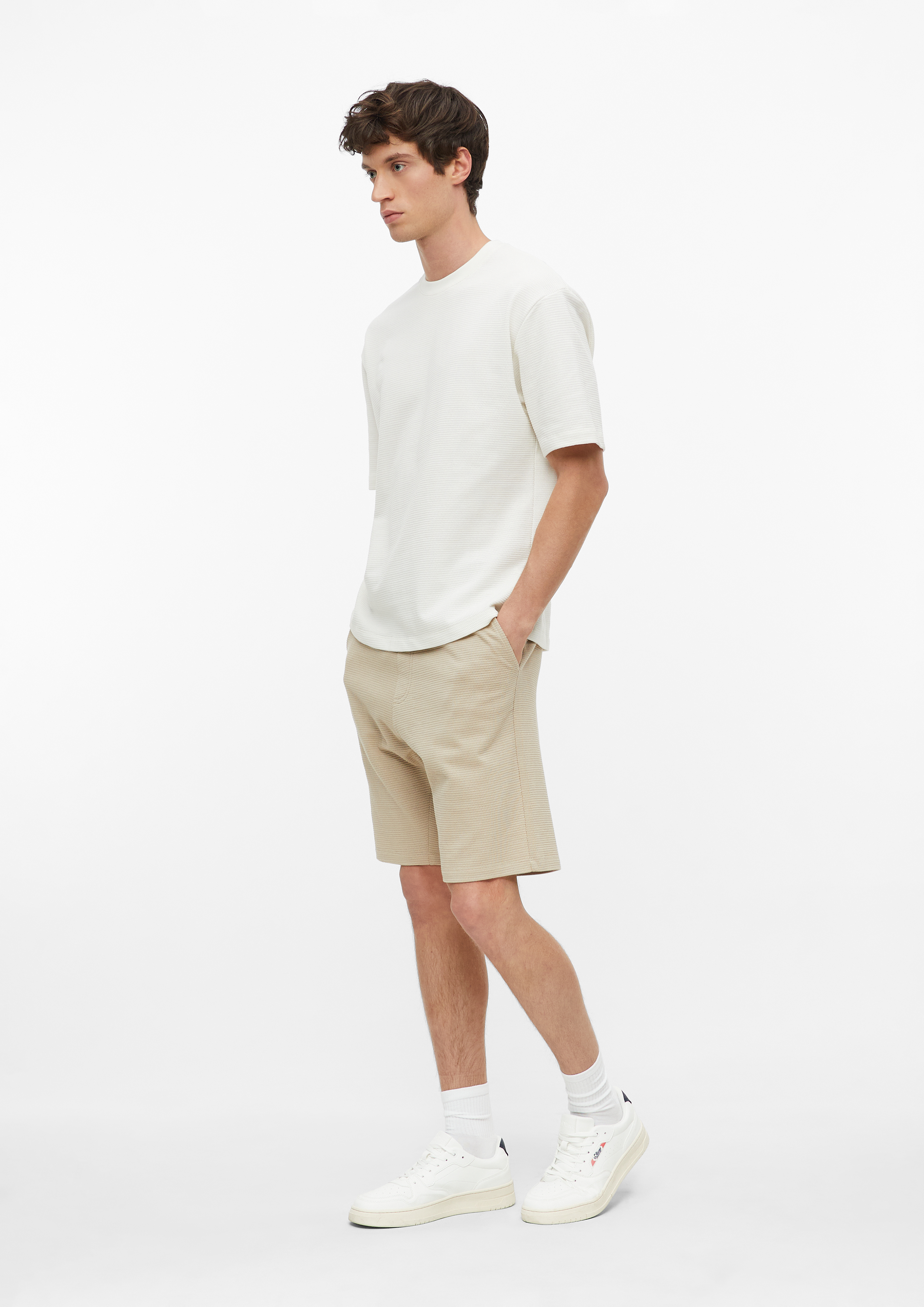 Herren Bermuda in beige von s.Oliver