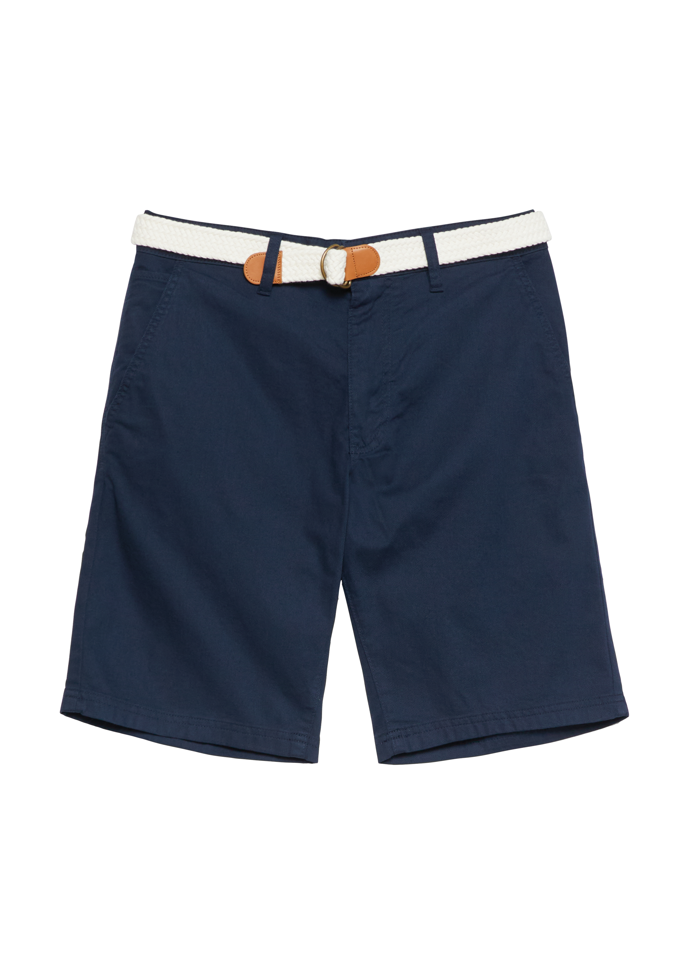 Phoenix: Bermuda im Regular Fit mit Textilgürtel