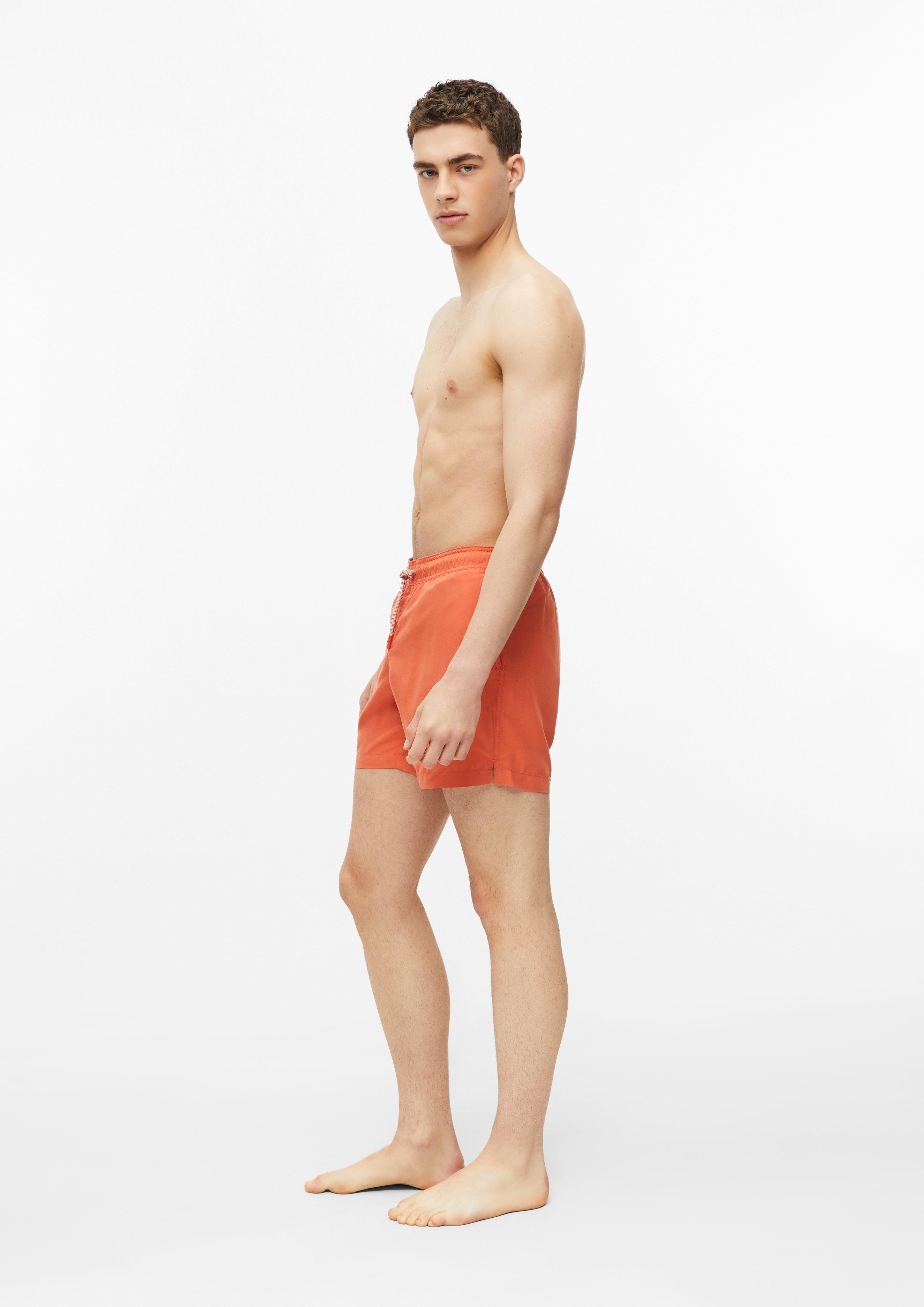 Herren Badehose in orange von s.Oliver