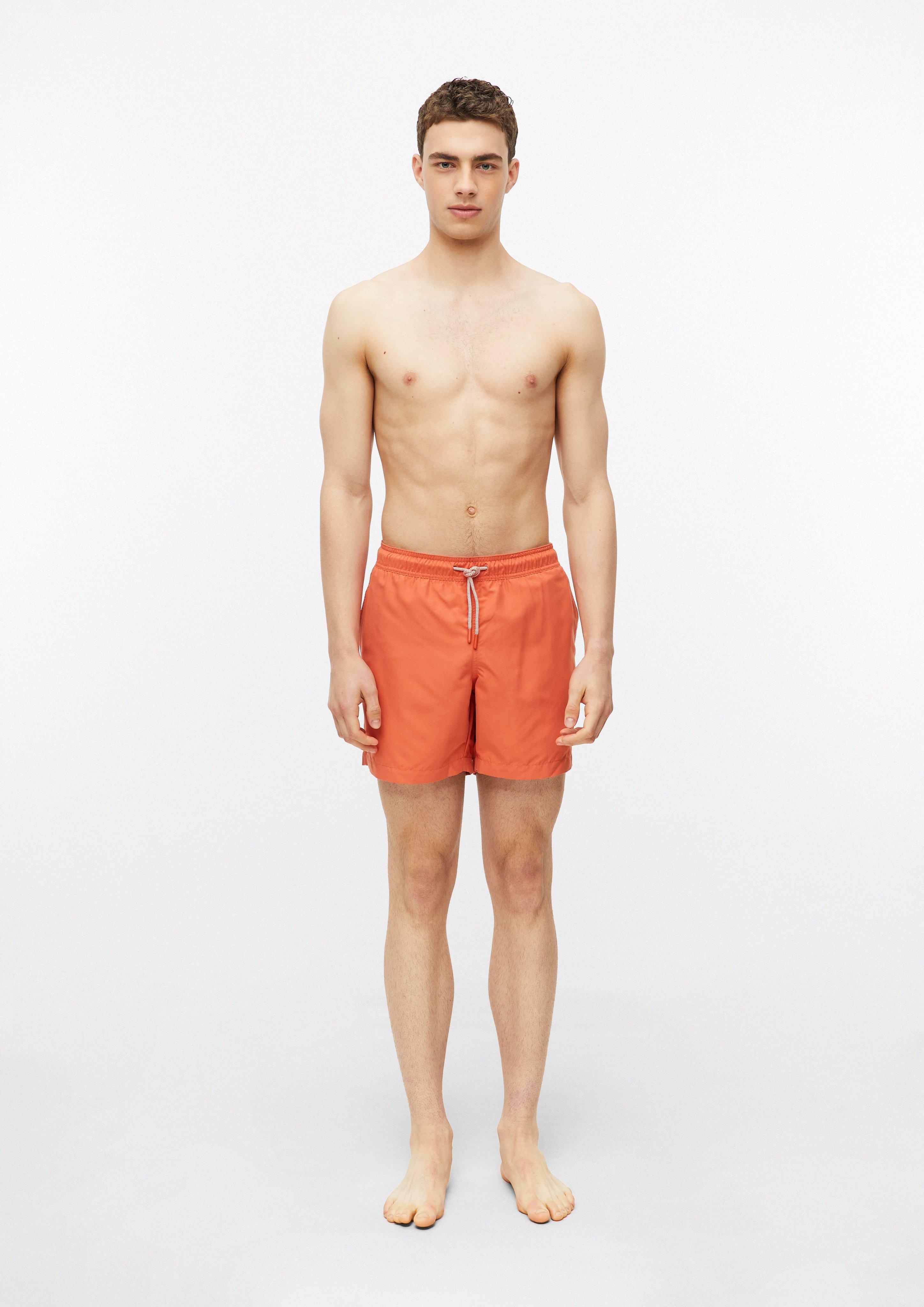 Herren Badehose in orange von s.Oliver