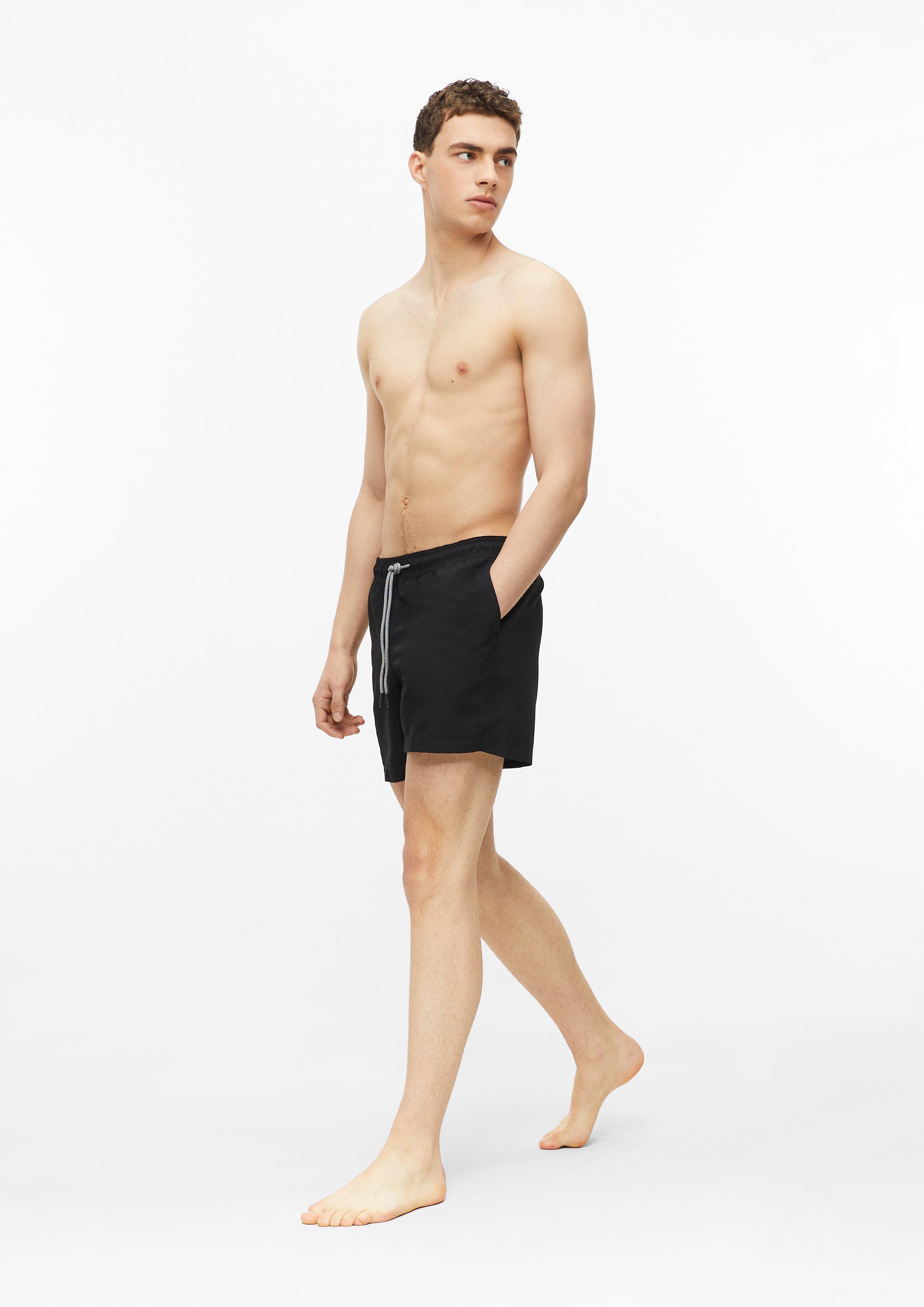 Herren Badehose in schwarz von s.Oliver