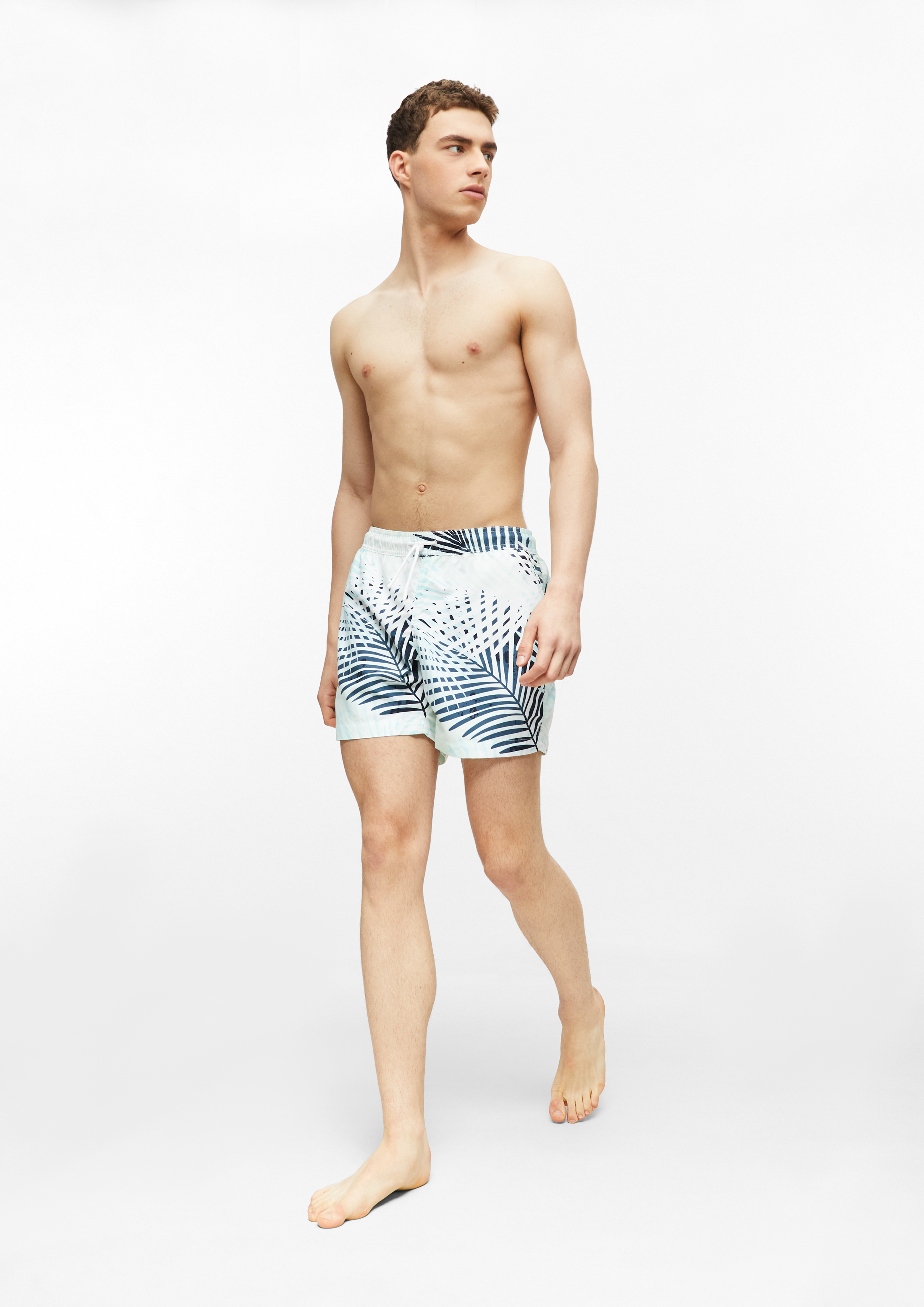 Herren Badehose in weiß von s.Oliver