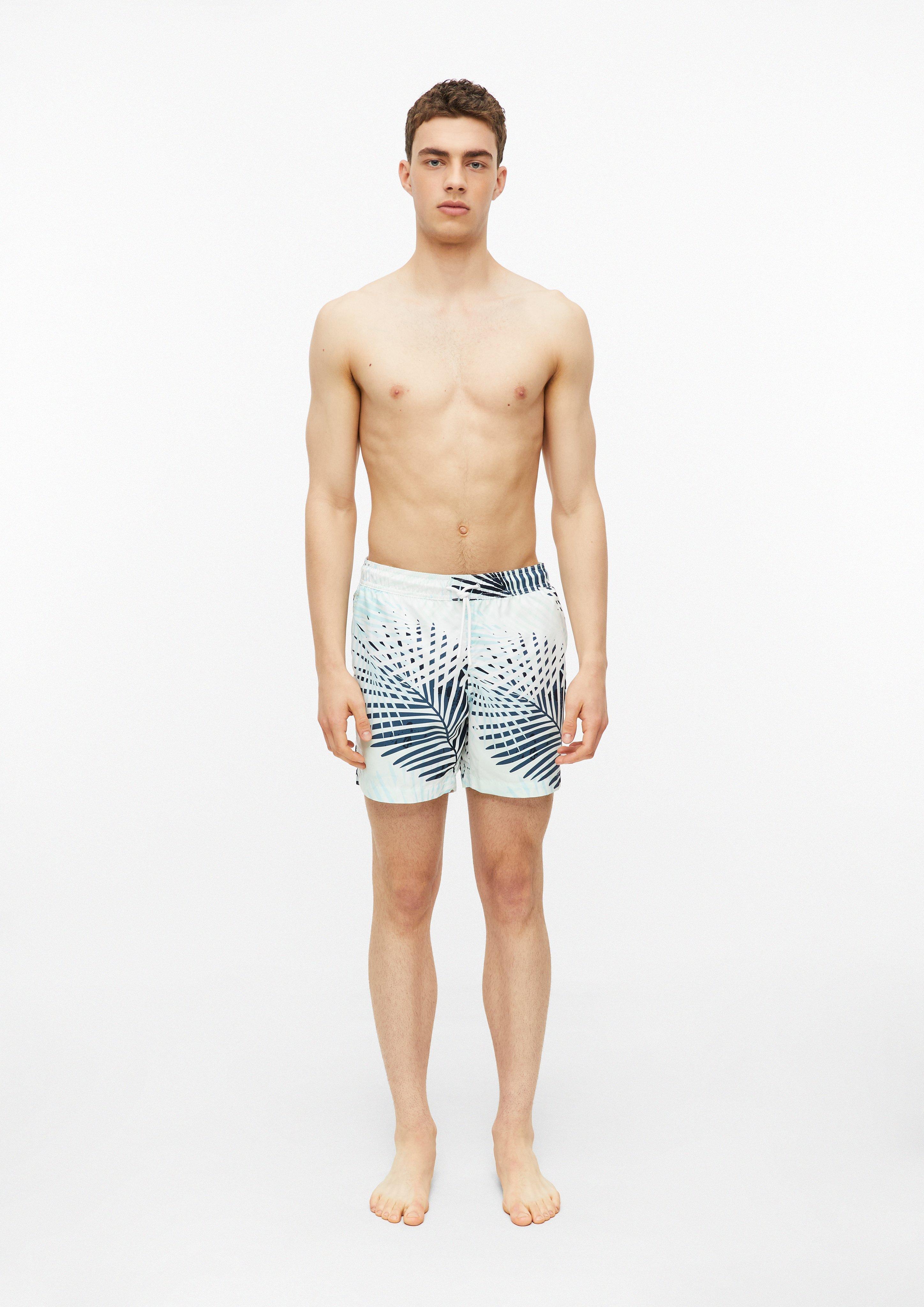 Herren Badehose in weiß von s.Oliver