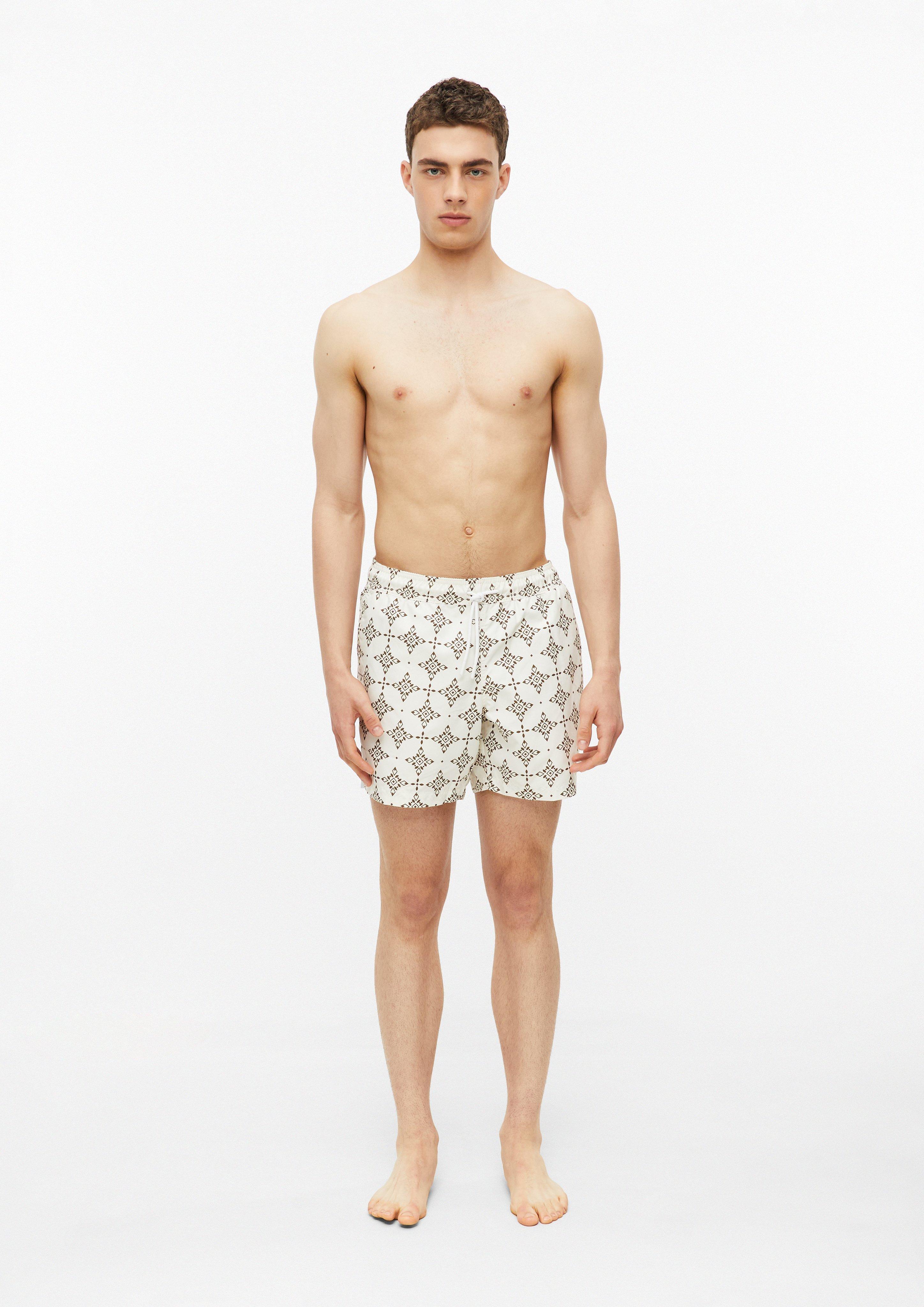 Herren Badehose in weiß von s.Oliver