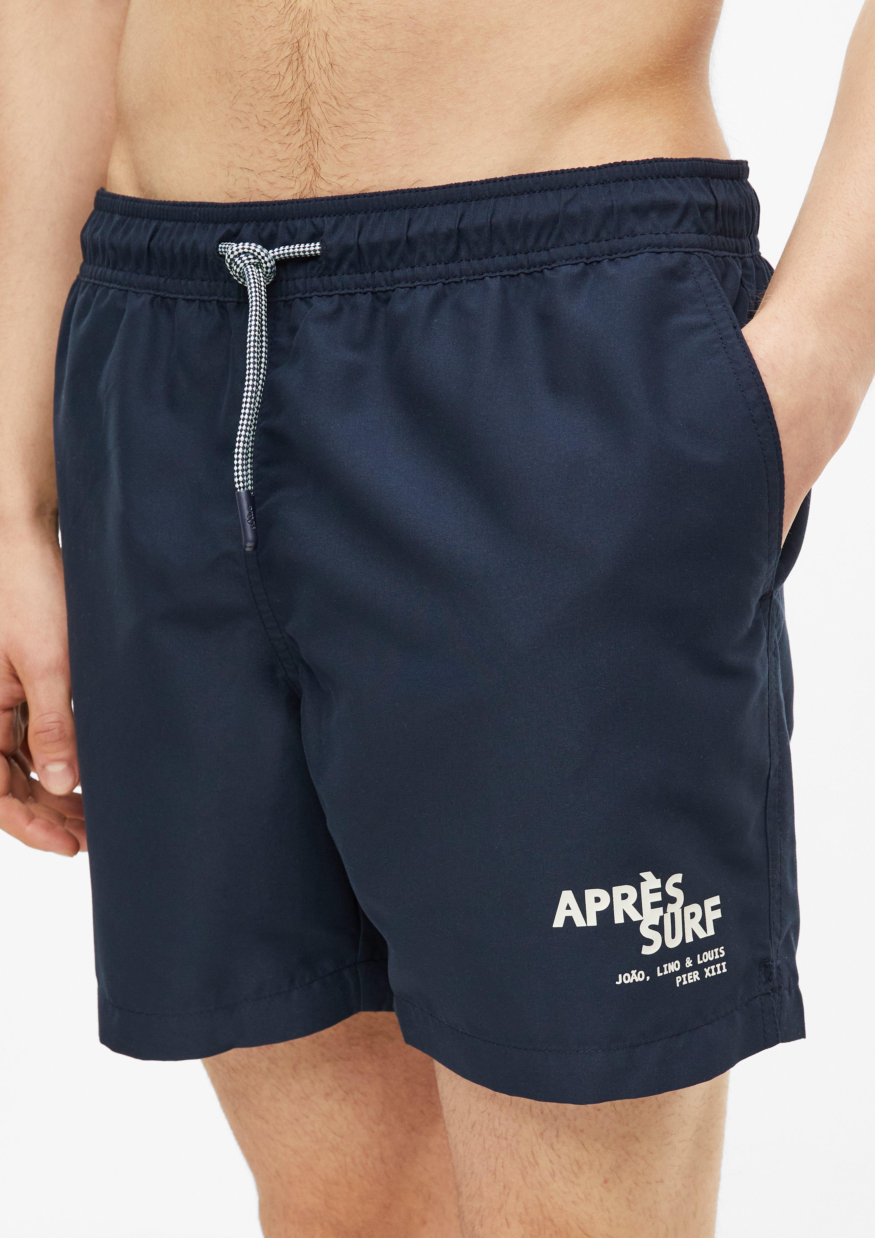 Herren Badehose in blau von s.Oliver