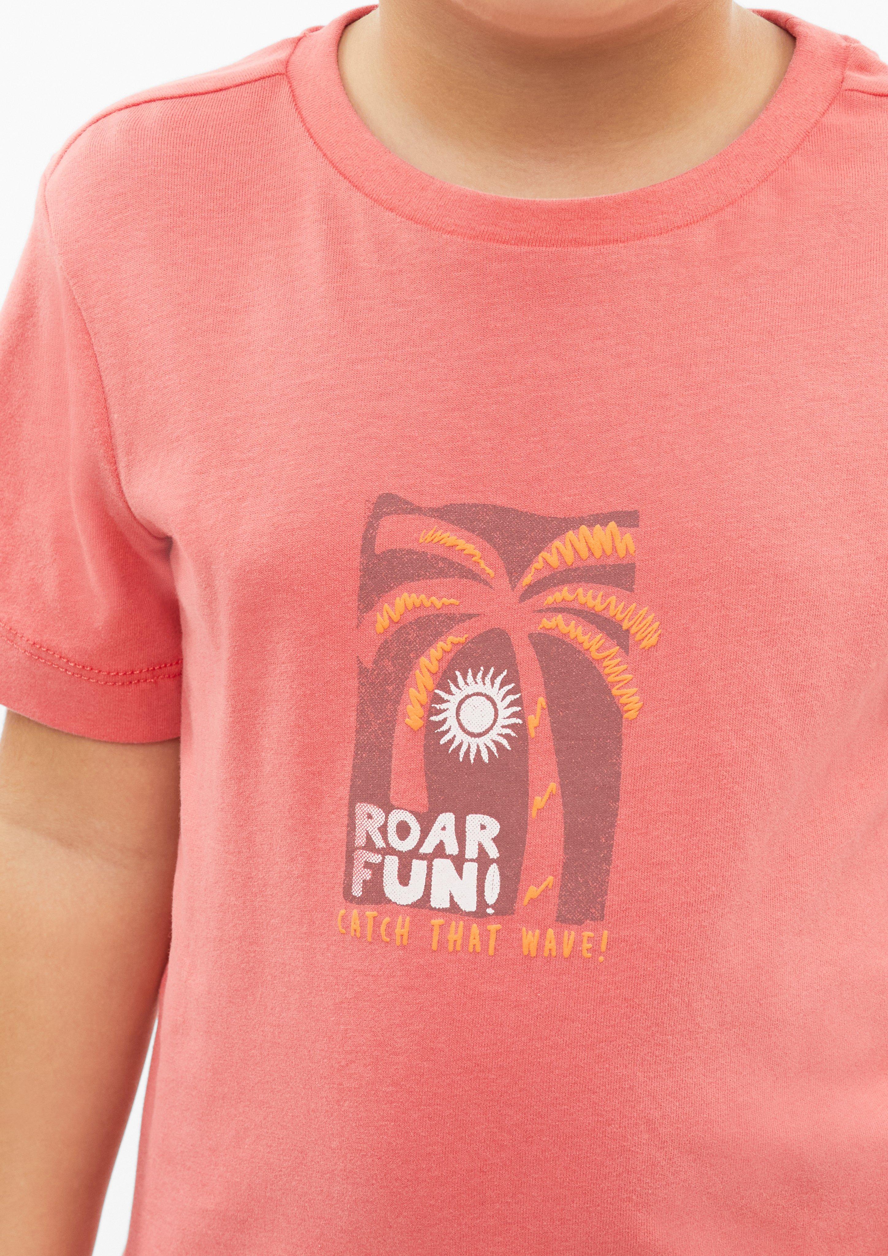 Kinder T-Shirt in rot von s.Oliver