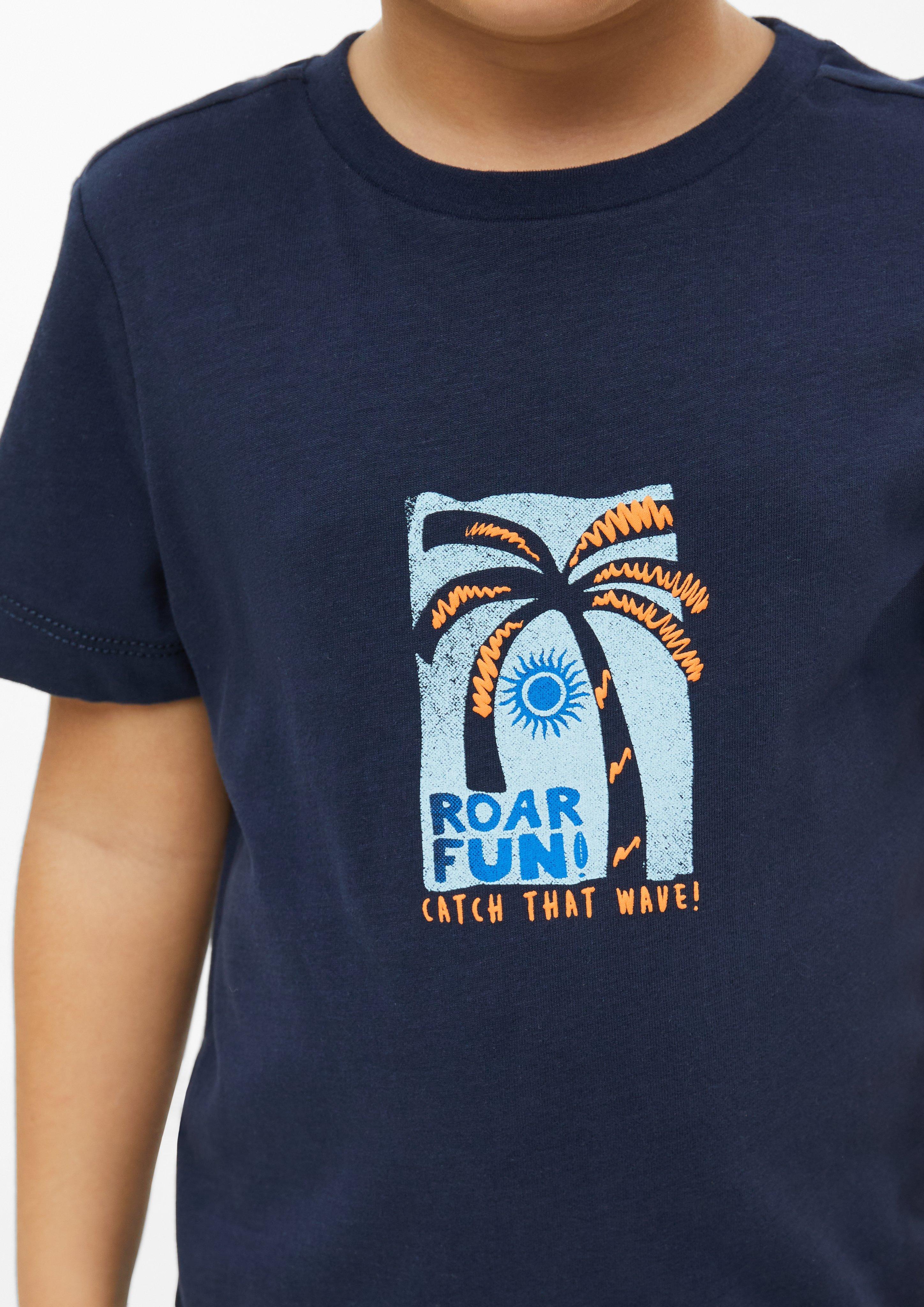 Kinder T-Shirt in blau von s.Oliver