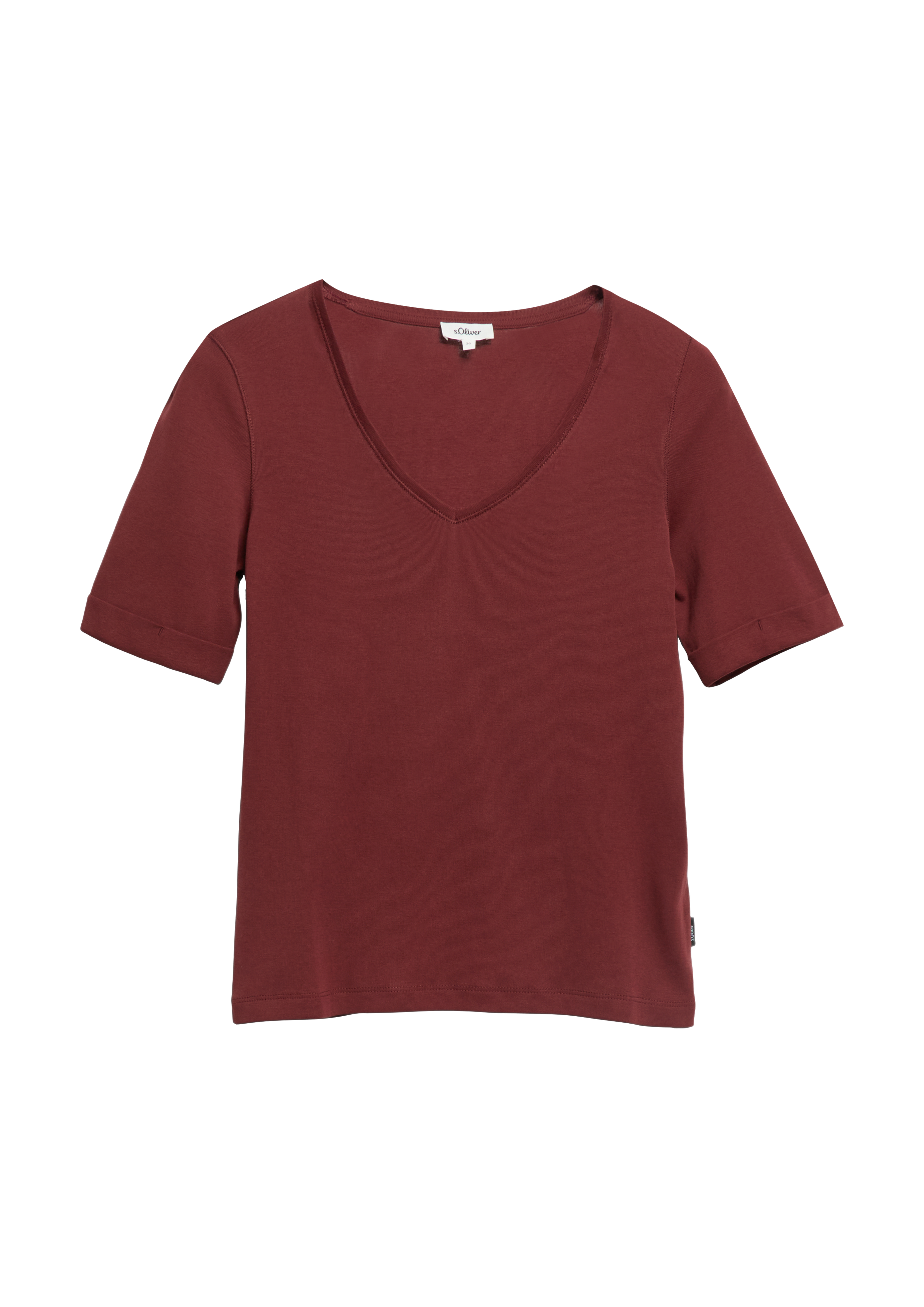 Elastisch T-shirt in slanke pasvorm