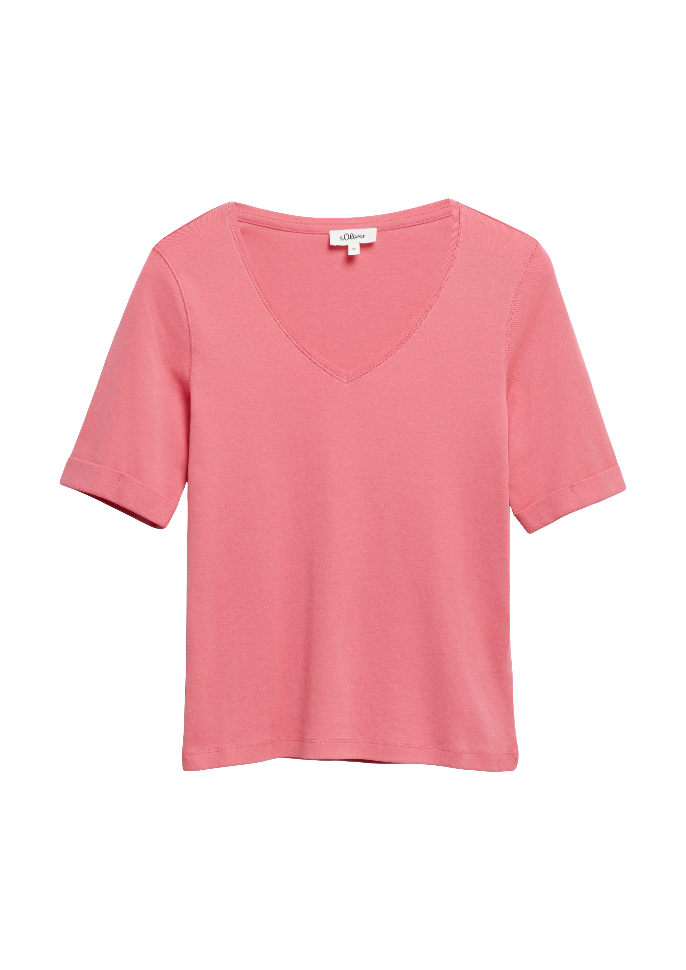 Elastisch T-shirt in slanke pasvorm