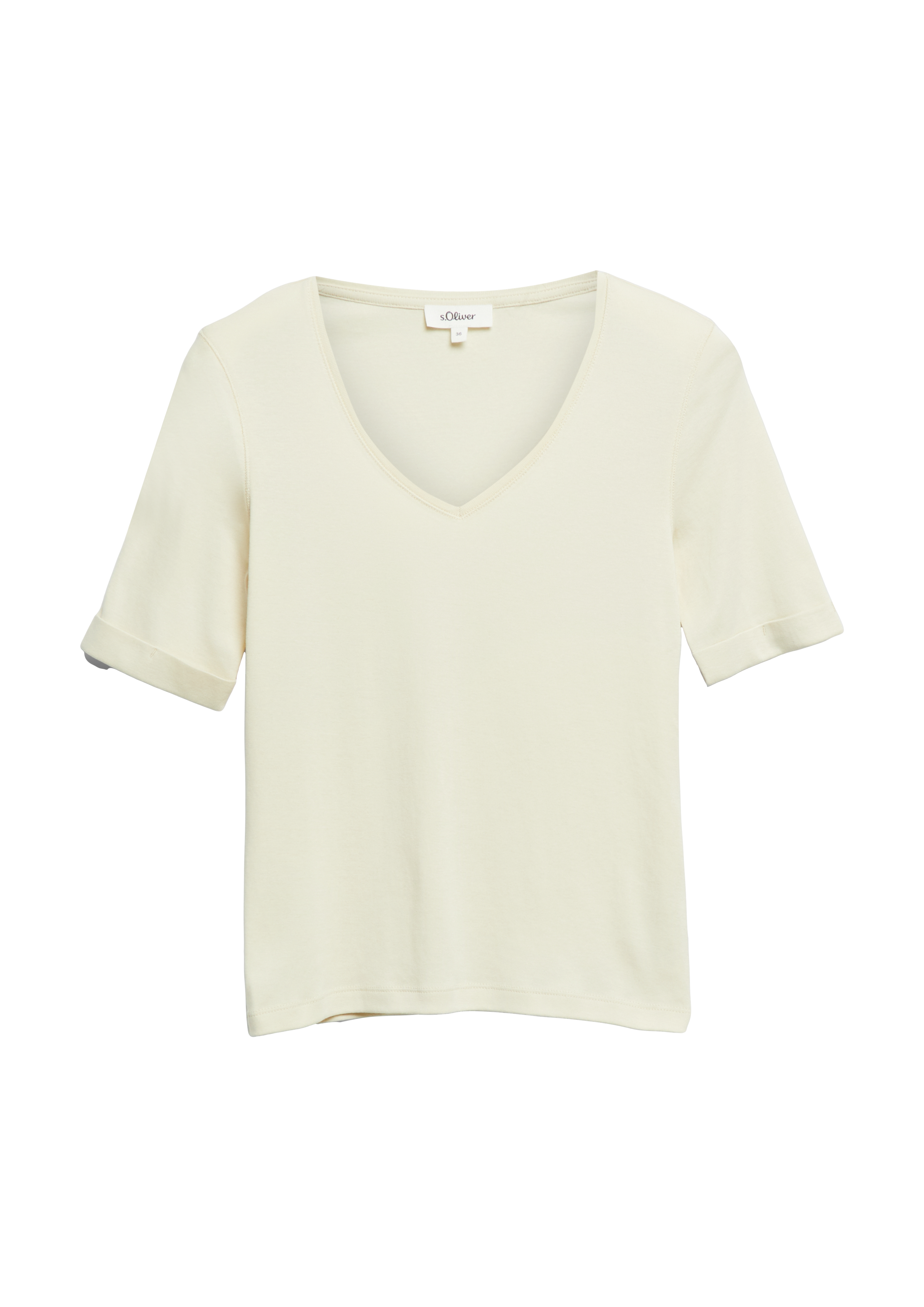 Elastisch T-shirt in slanke pasvorm