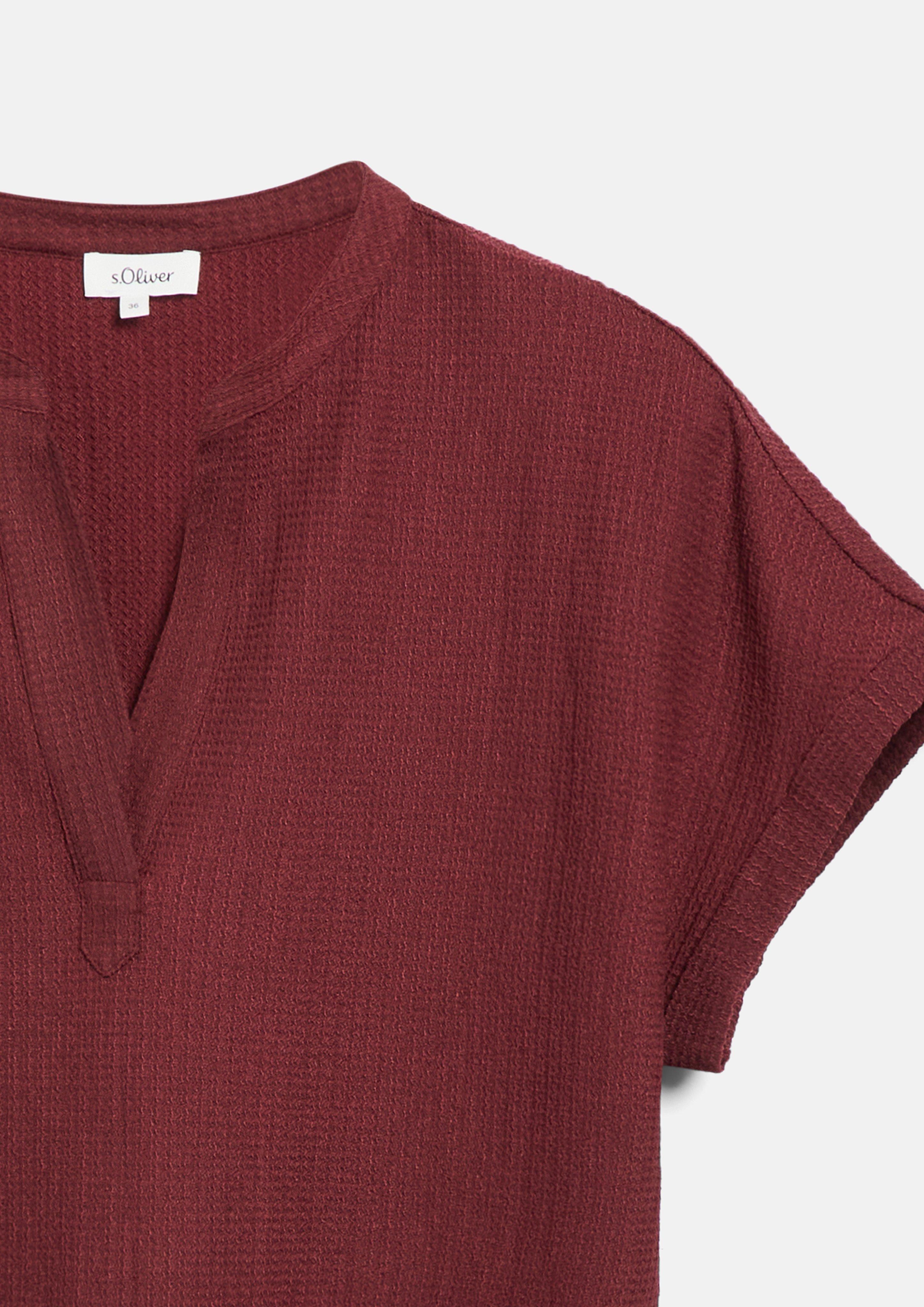 Dames T-shirt in rood van s.Oliver