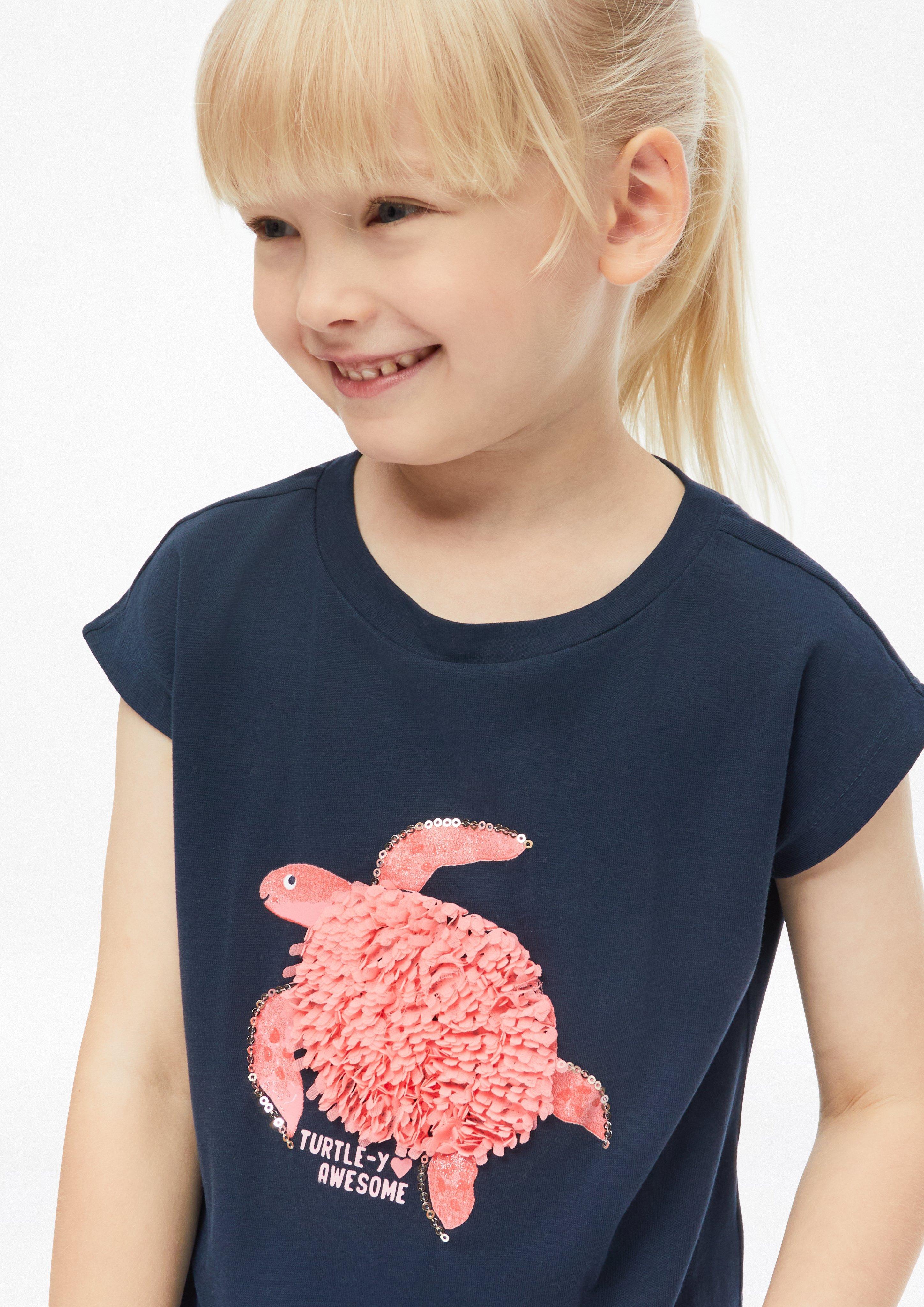 Junior T-shirt en bleu de s.Oliver