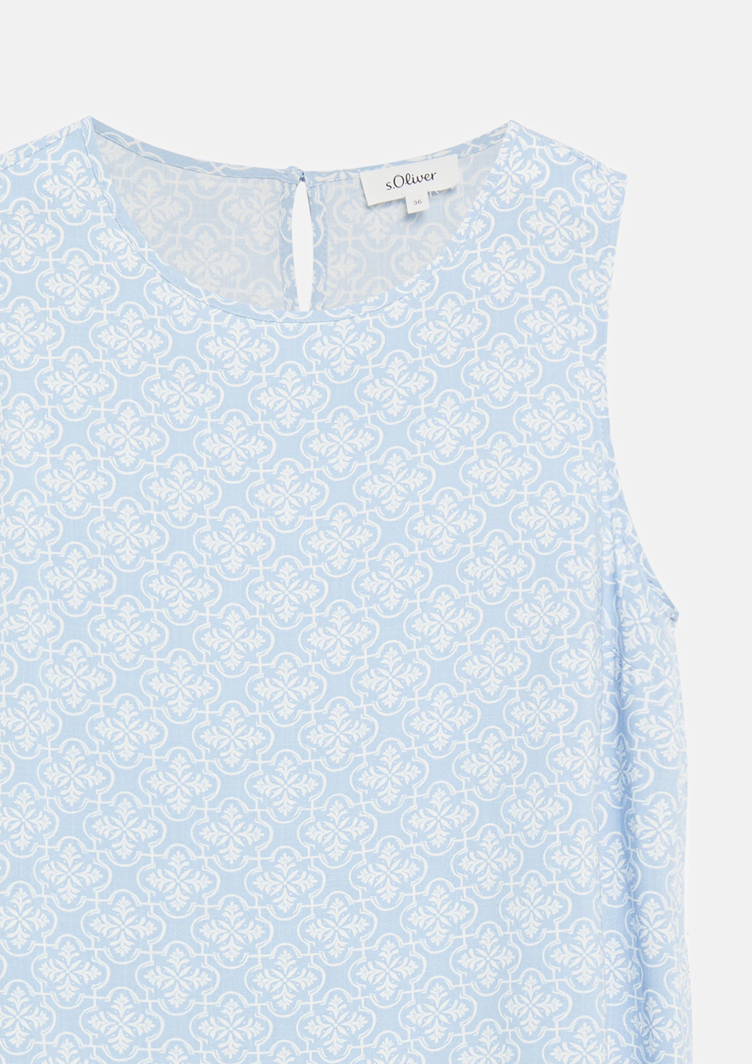 Dames Jurk in blauw van s.Oliver