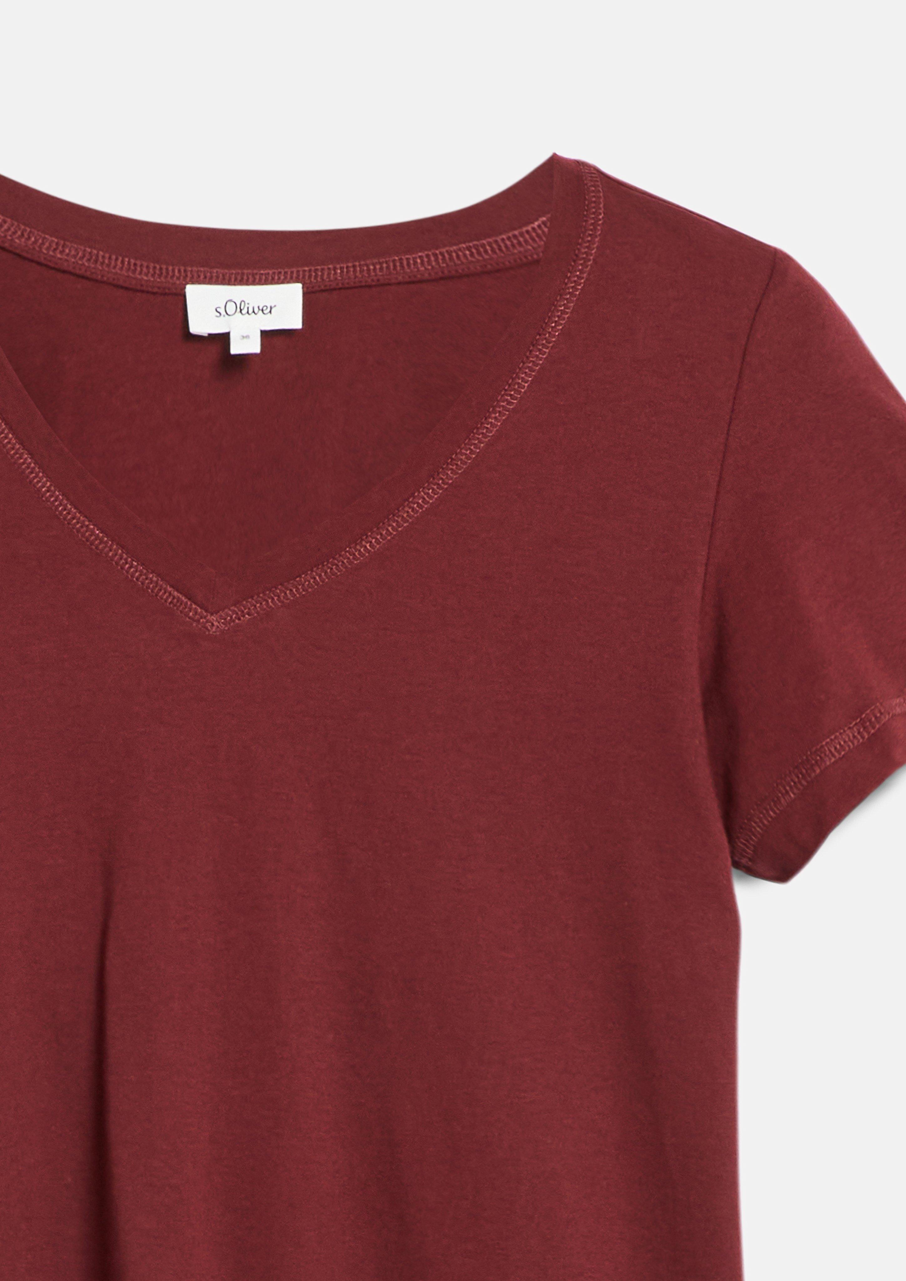 Femmes T-shirt en rouge de s.Oliver
