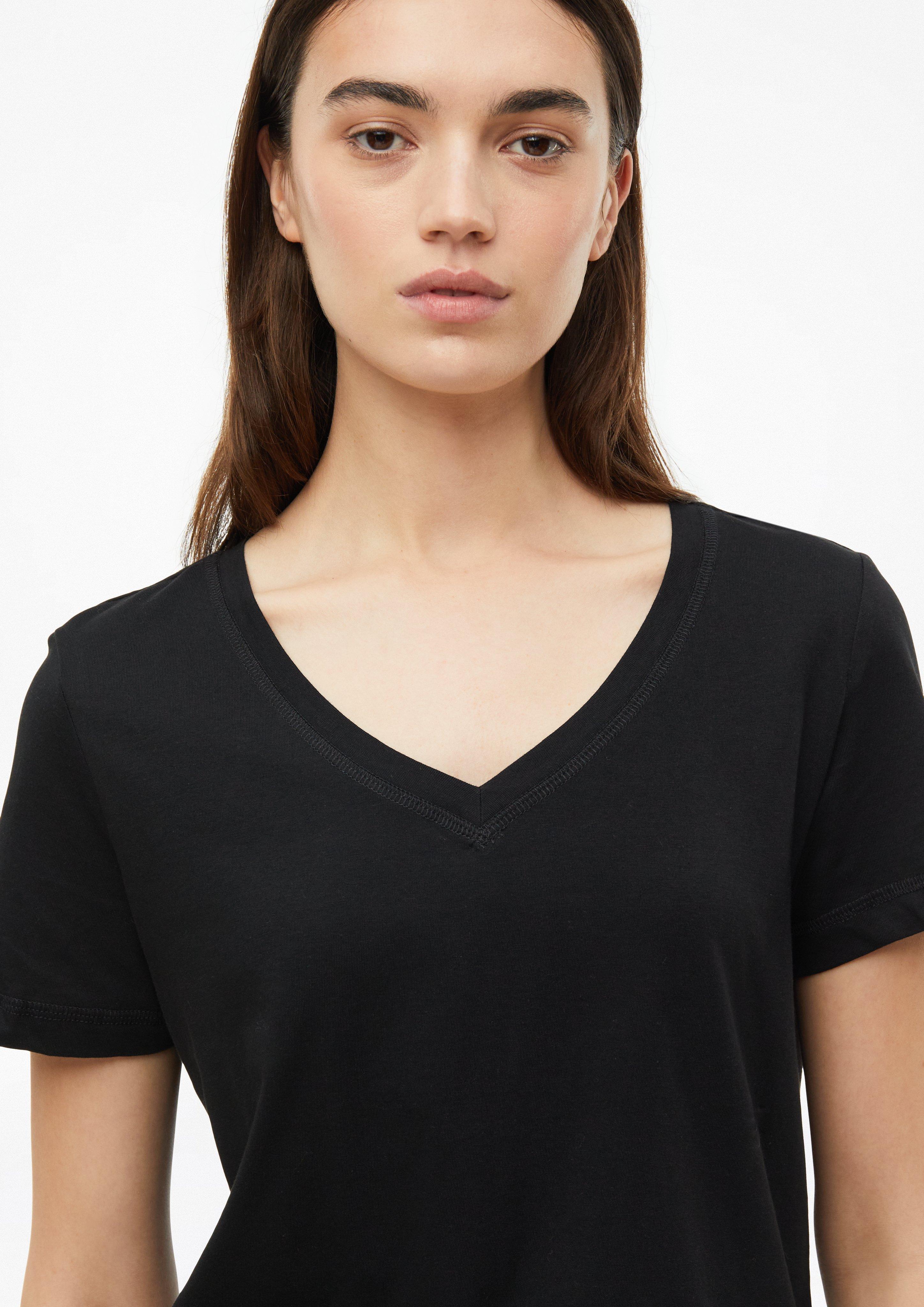 Femmes T-shirt en noir de s.Oliver