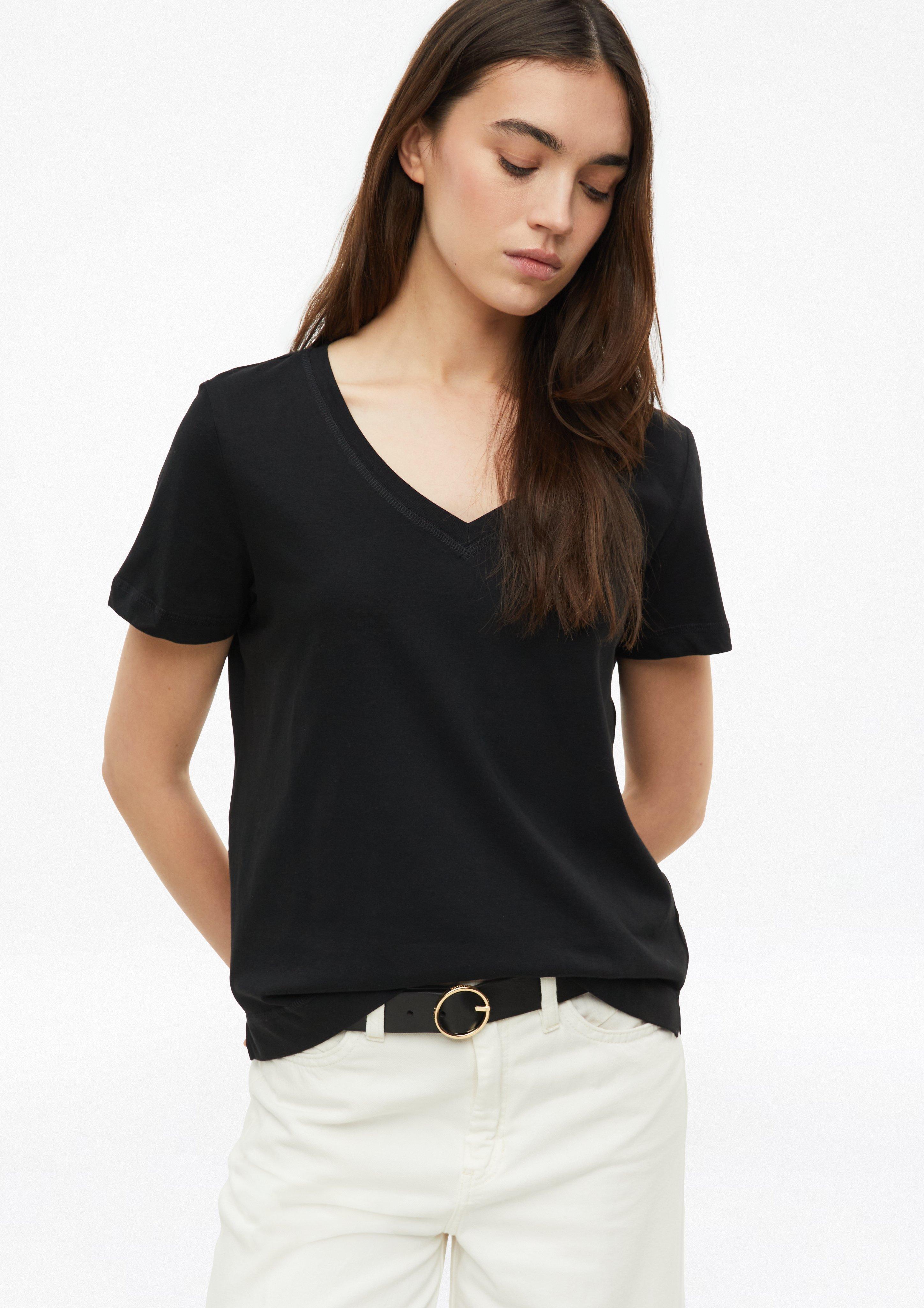 Femmes T-shirt en noir de s.Oliver